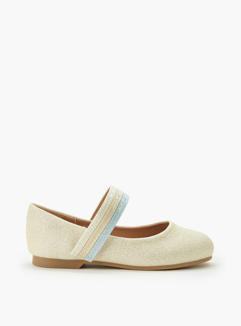Juniors Girls Hook and Loop Ballerina Shoes-girls-shoes-ballerinas-image-3