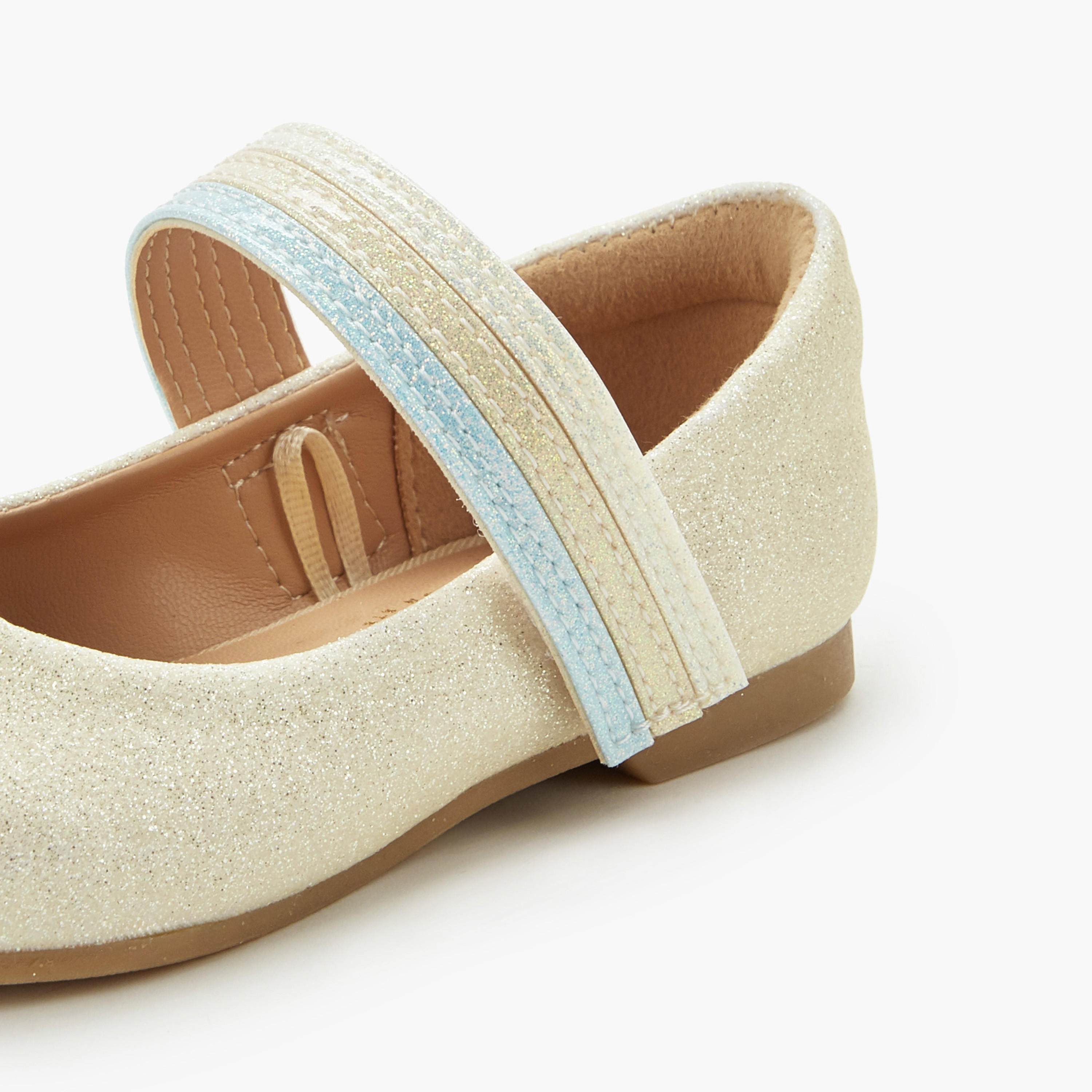 Juniors Girls Hook and Loop Ballerina Shoes-girls-shoes-ballerinas-image-5