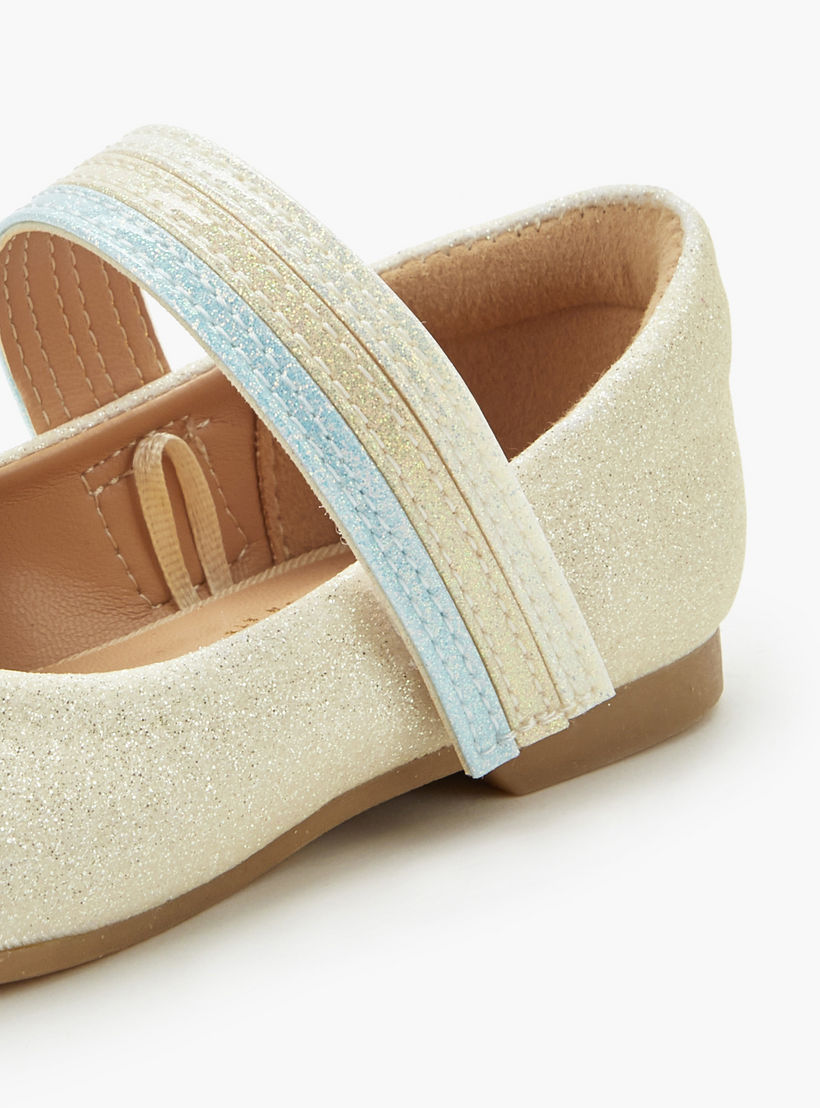 Juniors Girls Hook and Loop Ballerina Shoes-girls-shoes-ballerinas-image-5