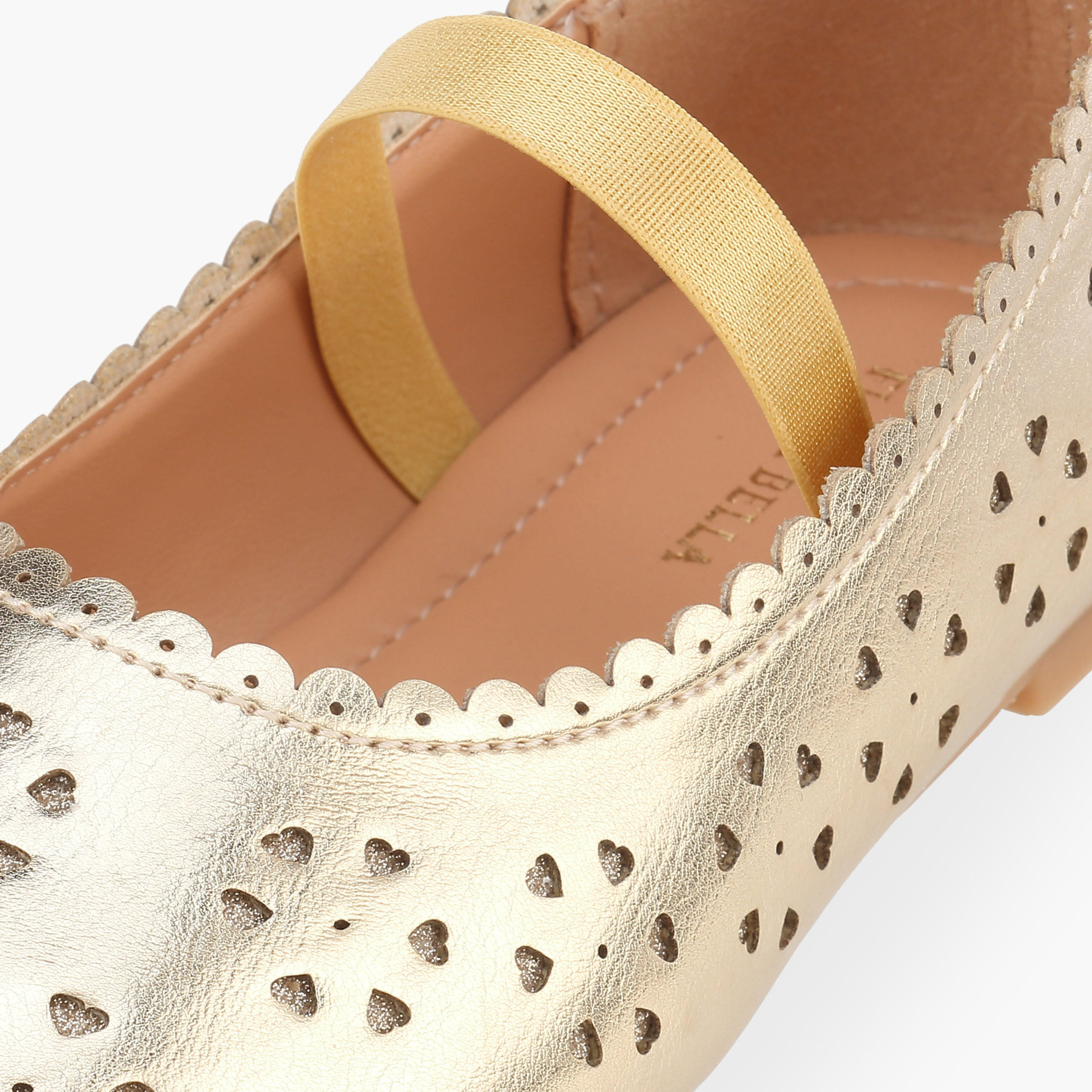 Flora Bella Girls Heart Cutout Detail Ballerina Shoes-girls-shoes-ballerinas-image-4