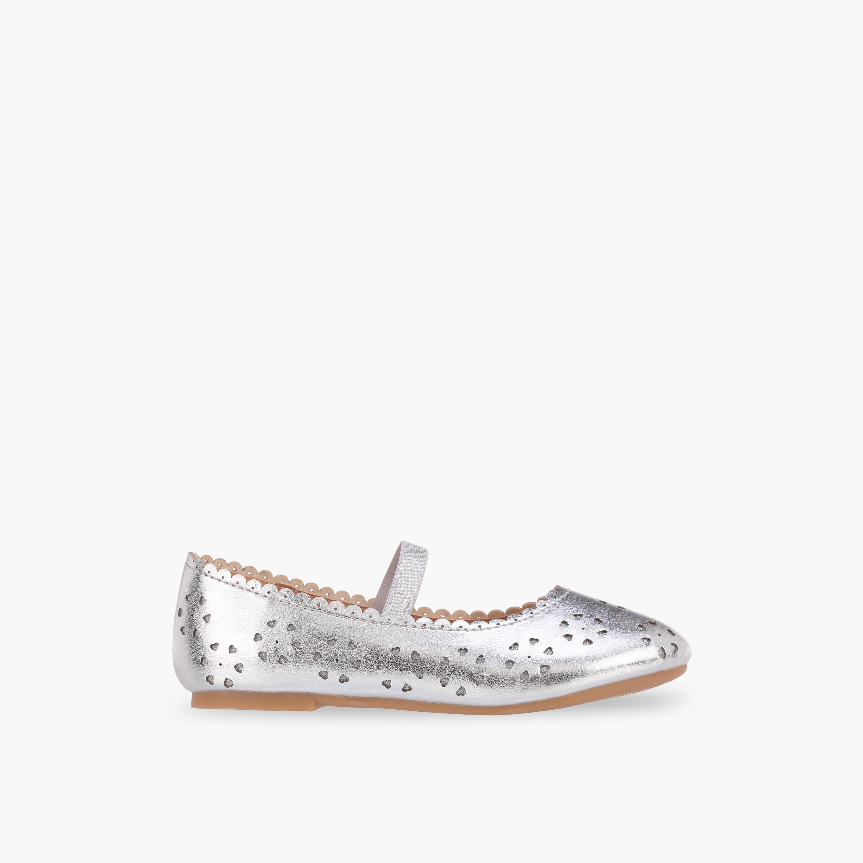 Flora Bella Girls Heart Cutout Detail Ballerina Shoes-girls-shoes-ballerinas-image-3