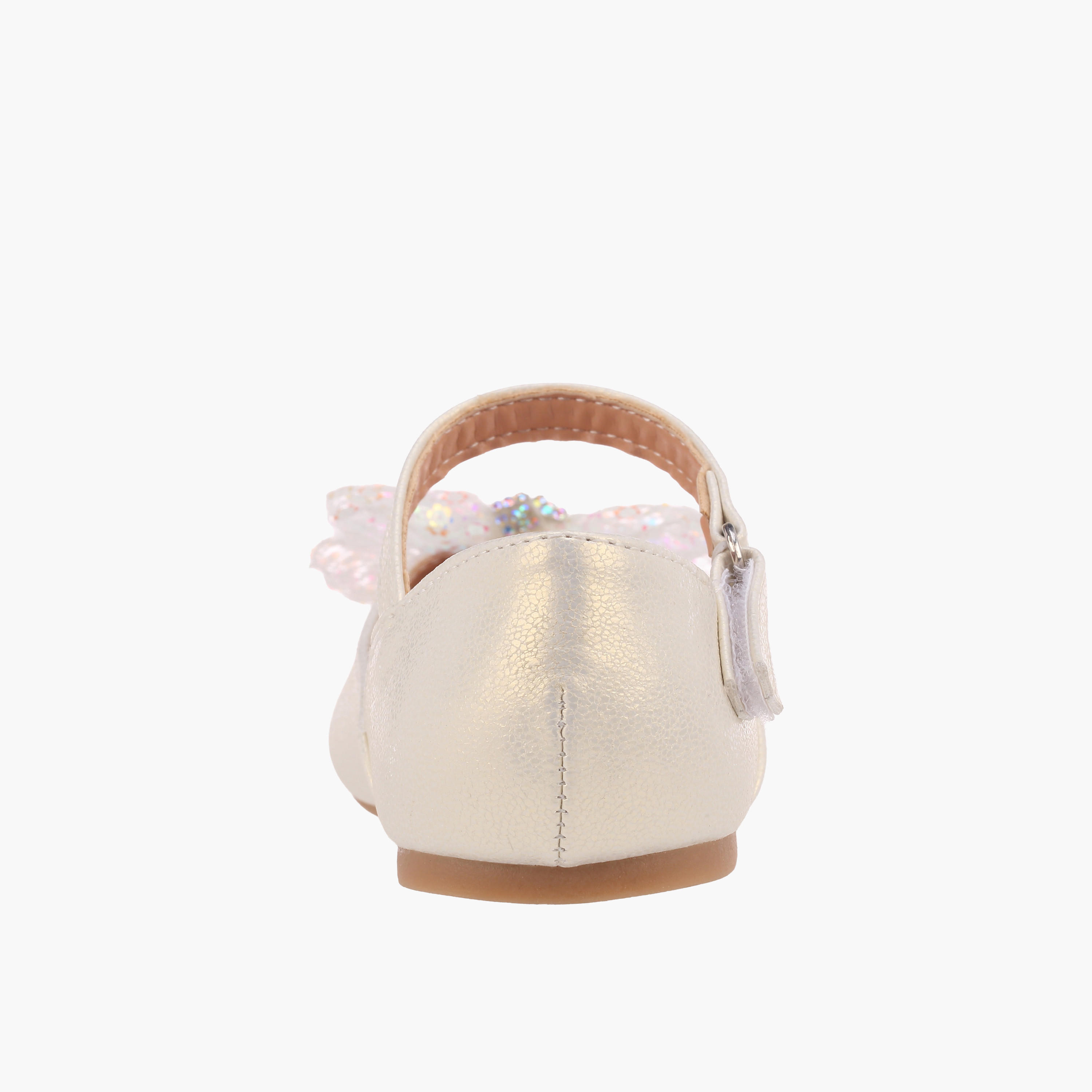 Flora Bella Girls Hook & Loop Ballerina Shoes-girls-shoes-ballerinas-image-5