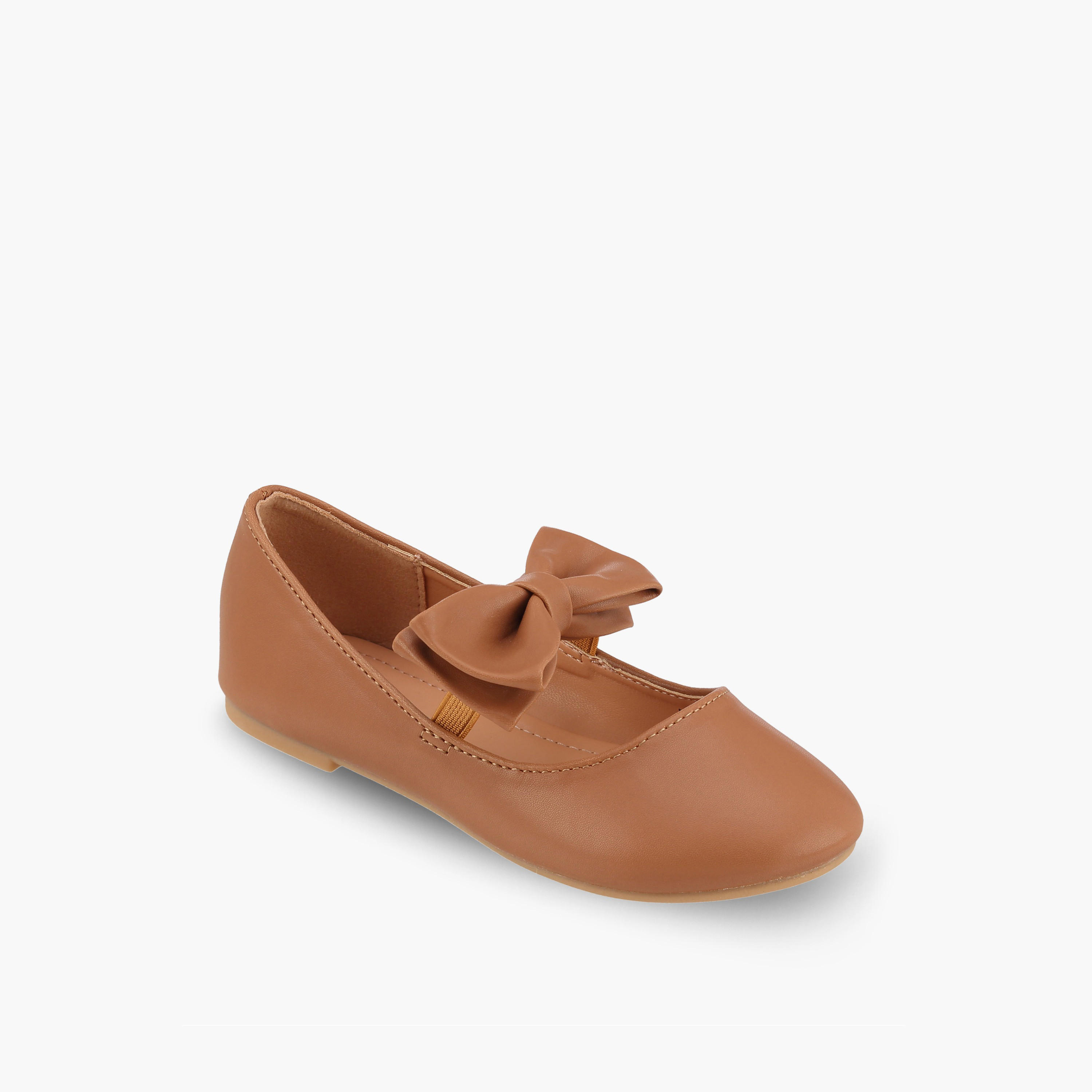 حذاء ماري جين للبنات بتفاصيل فيونكة من فلورا بيلا-girls-shoes-maryjanes-image-2