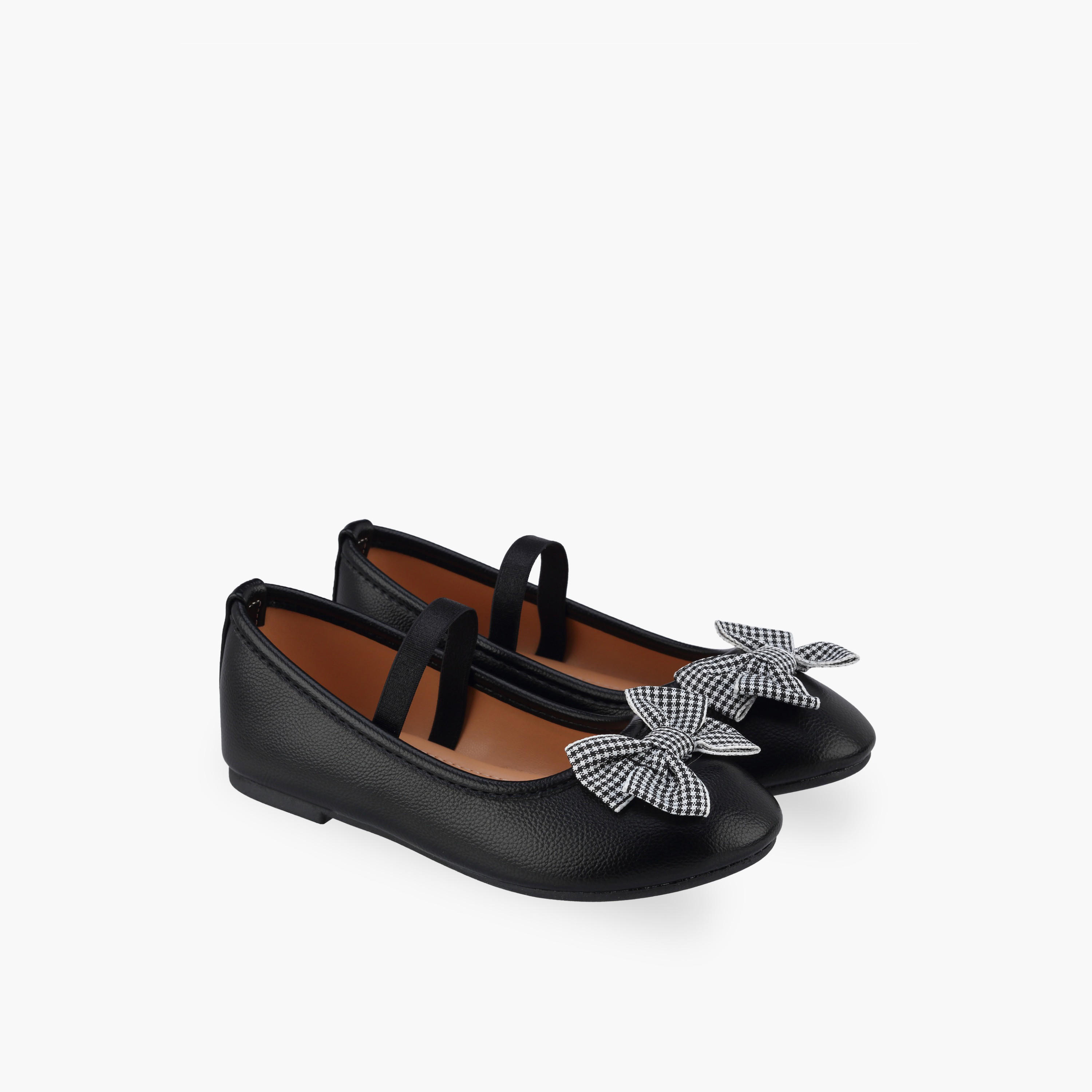 Flora Bella Girls Elastic Strap Ballerina Shoes-girls-shoes-ballerinas-image-1