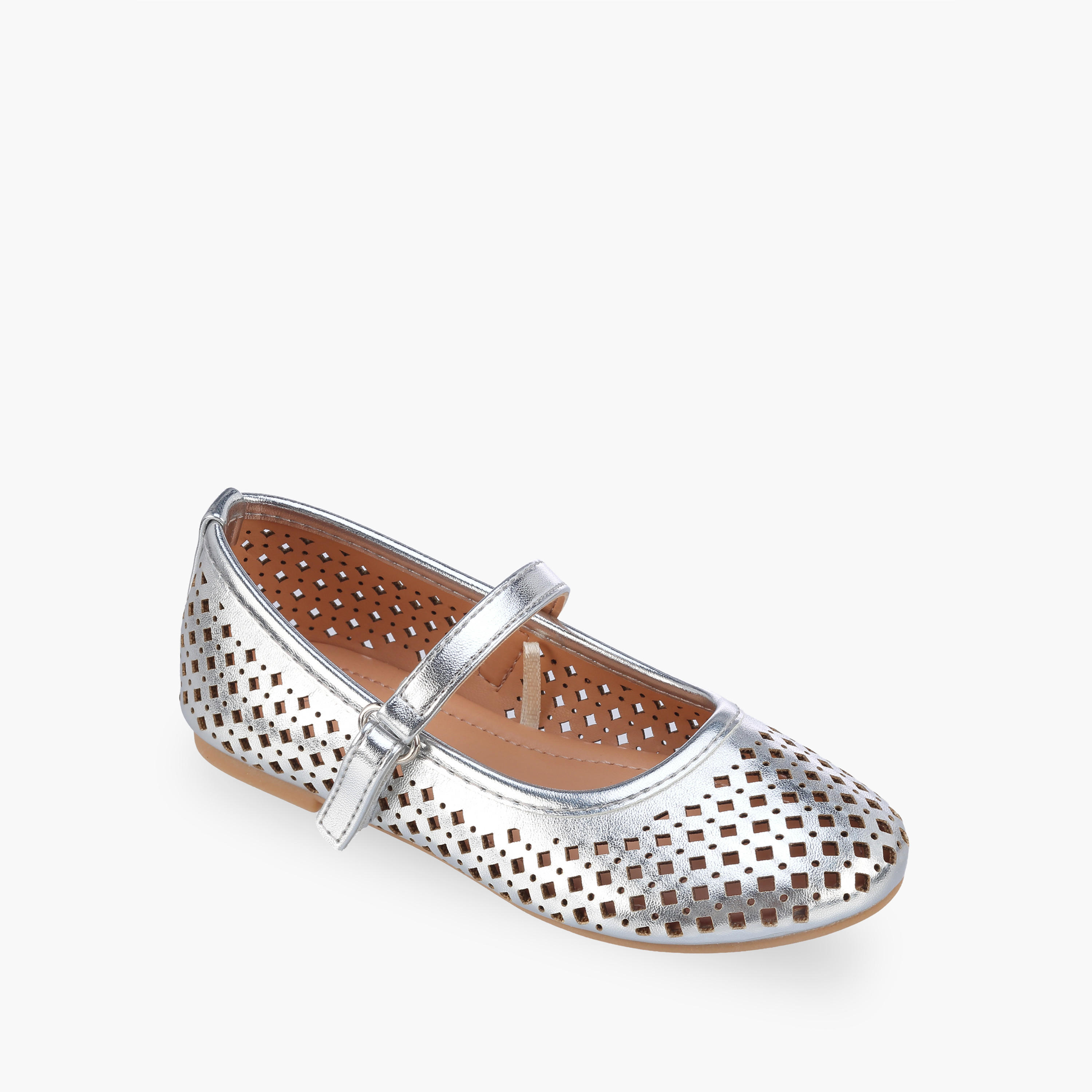 حذاء ماري جين بشريط إغلاق لاصق للبنات من فلورا بيلا-girls-shoes-maryjanes-image-2