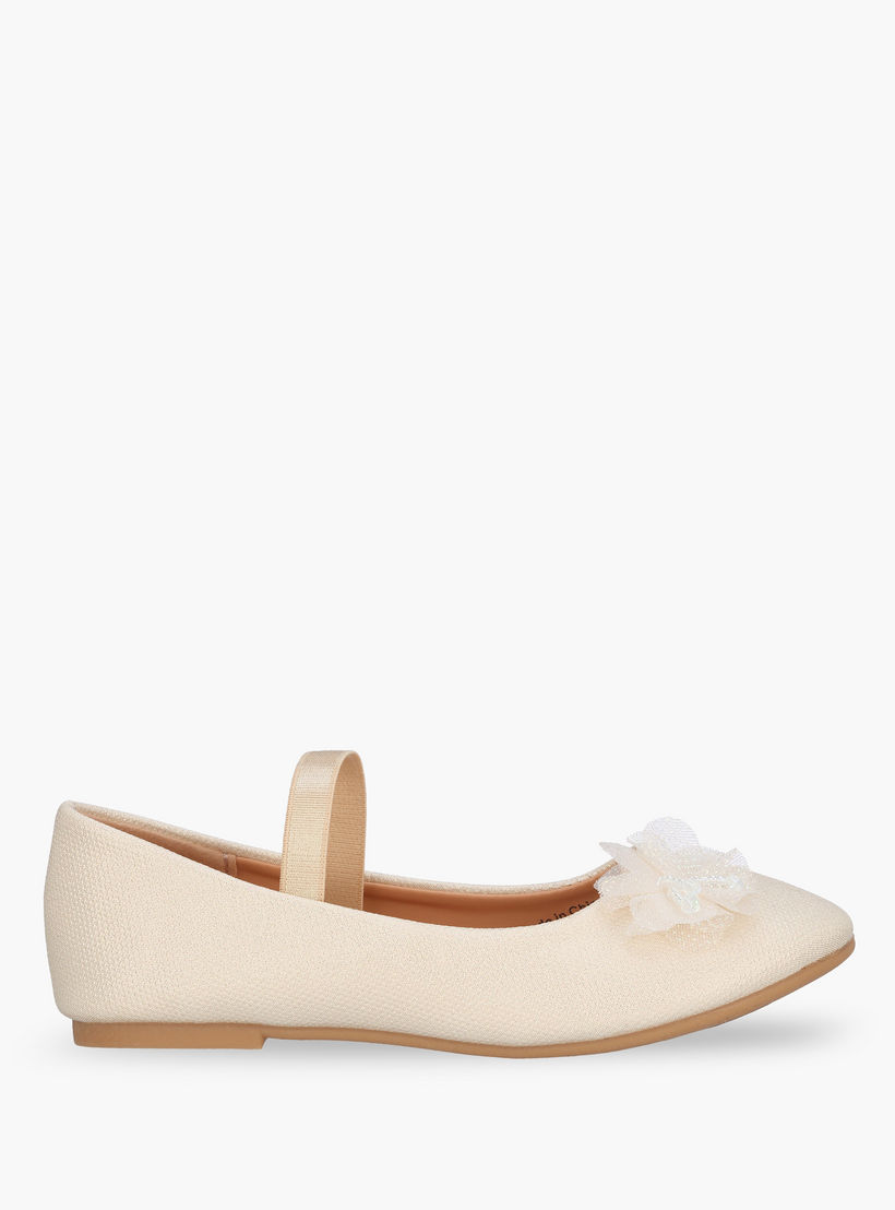 Flora Bella Girls Elasticated Strap Ballerina Shoes-girls-shoes-ballerinas-image-3