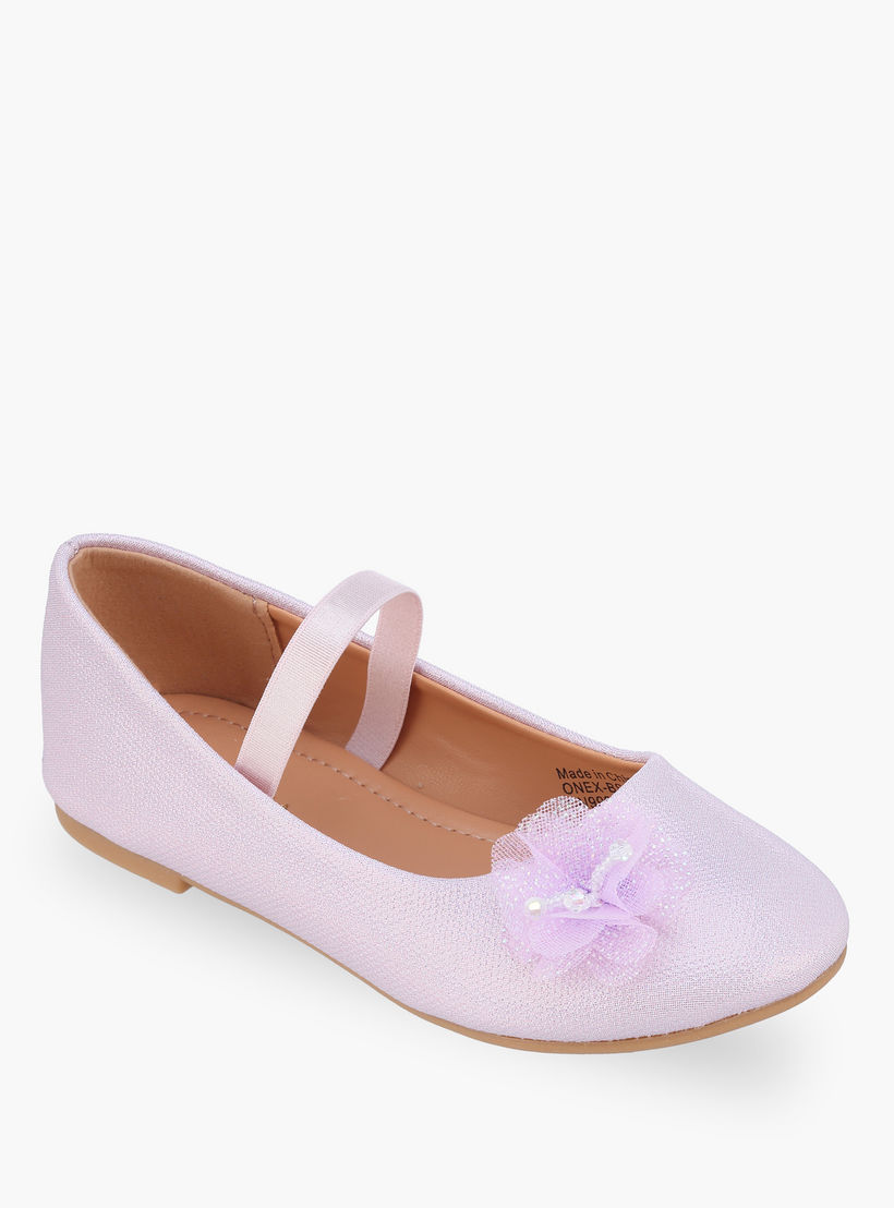 حذاء باليرينا بحزام مطاطي للبنات من فلورا بيلا-girls-shoes-ballerinas-image-2