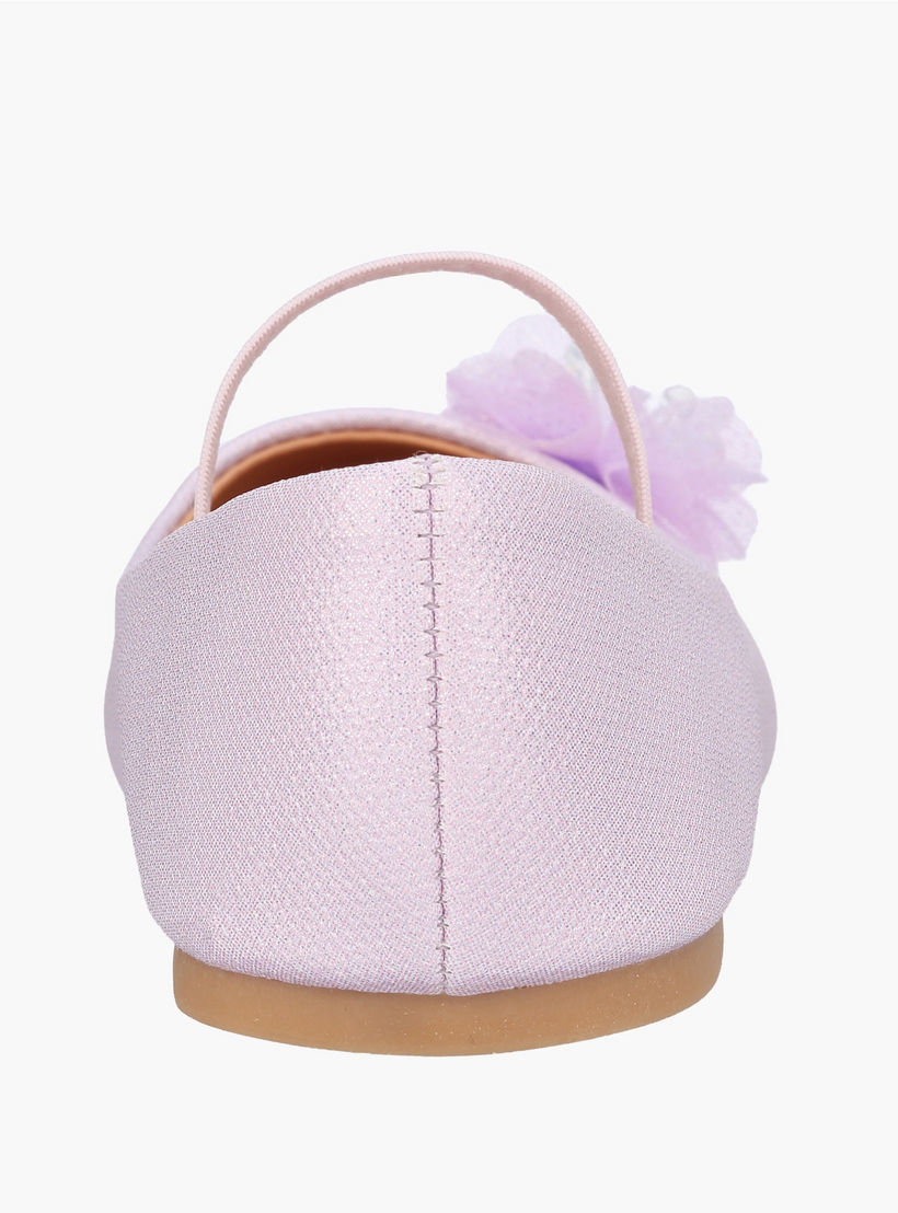 حذاء باليرينا بحزام مطاطي للبنات من فلورا بيلا-girls-shoes-ballerinas-image-5