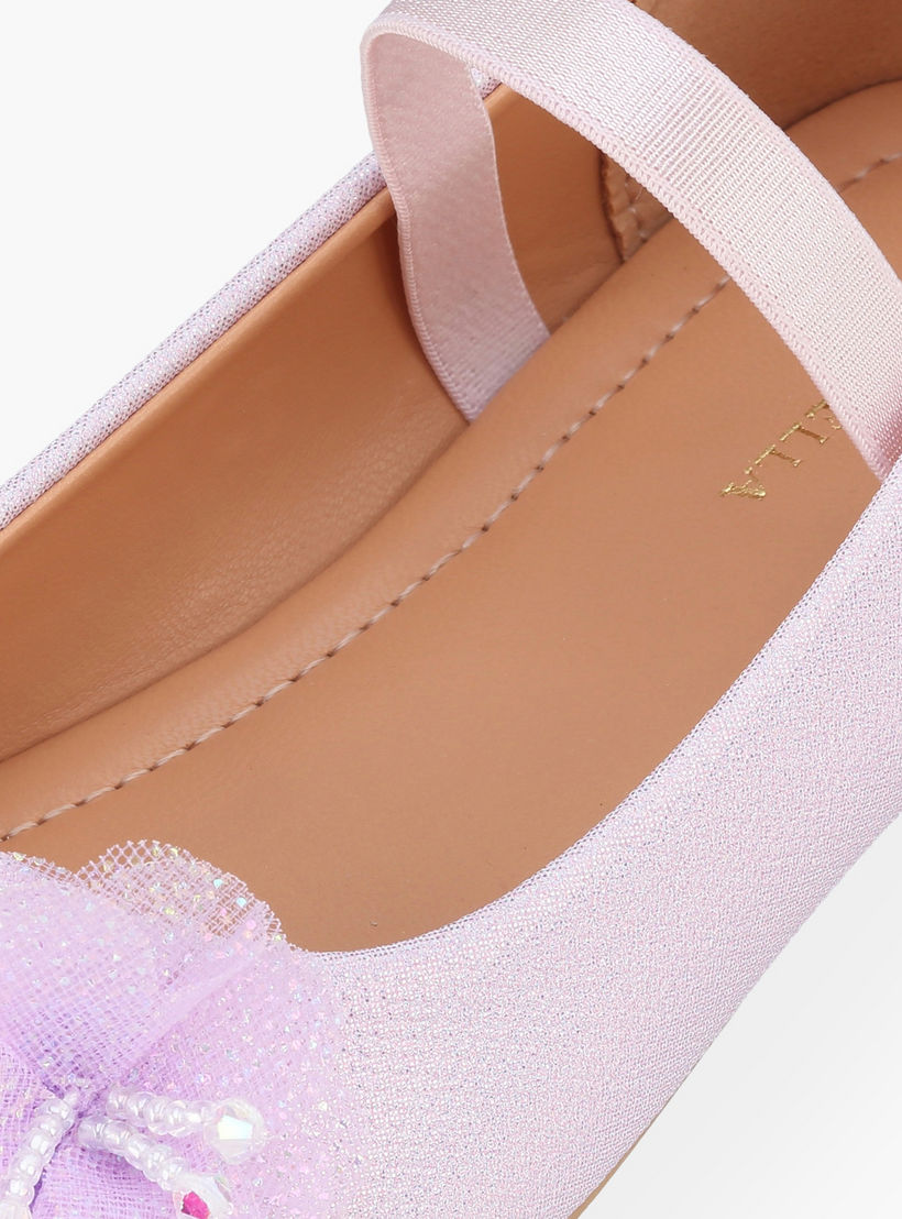 حذاء باليرينا بحزام مطاطي للبنات من فلورا بيلا-girls-shoes-ballerinas-image-6