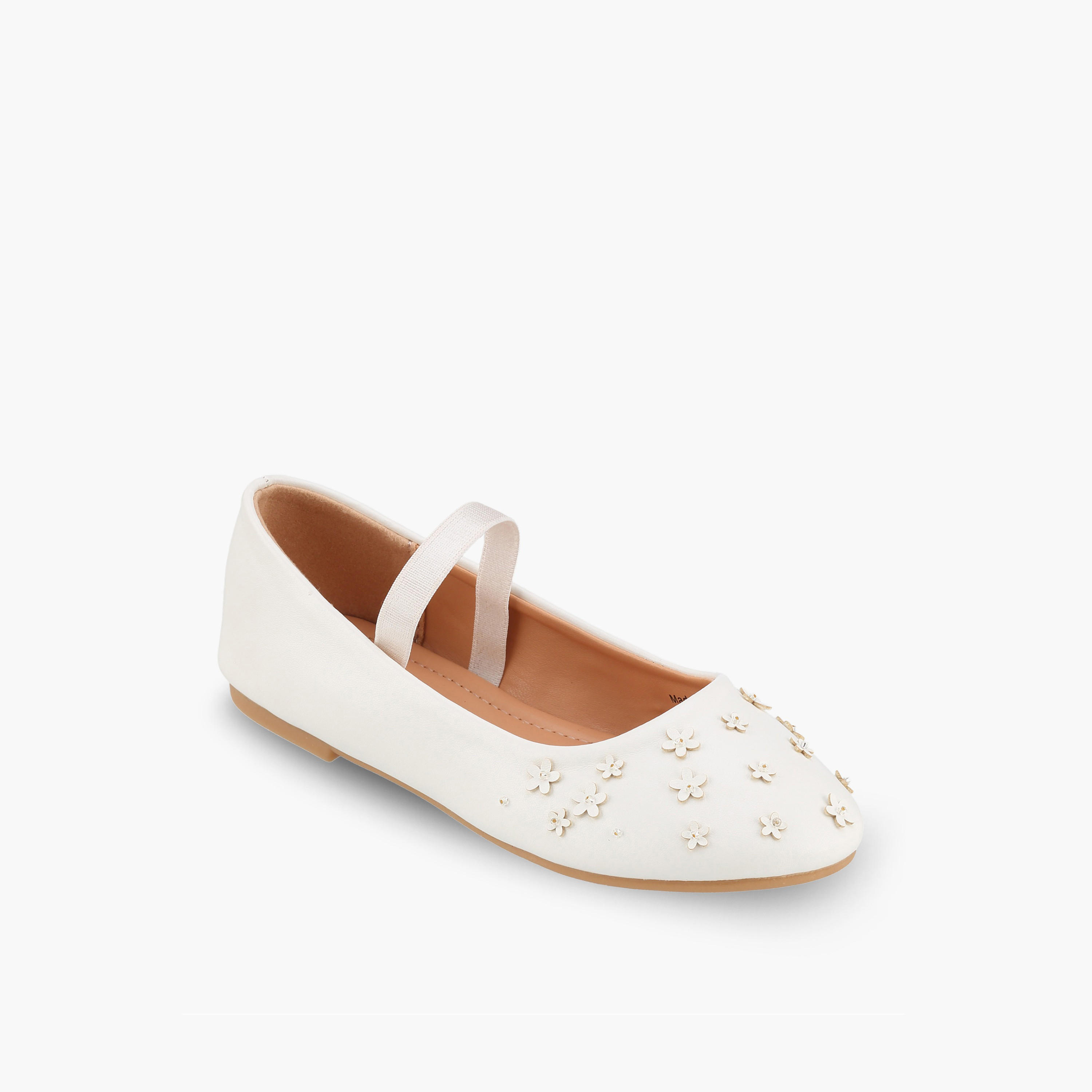 حذاء باليرينا للبنات مزين بتفاصيل زهور من فلورا بيلا-girls-shoes-ballerinas-image-2