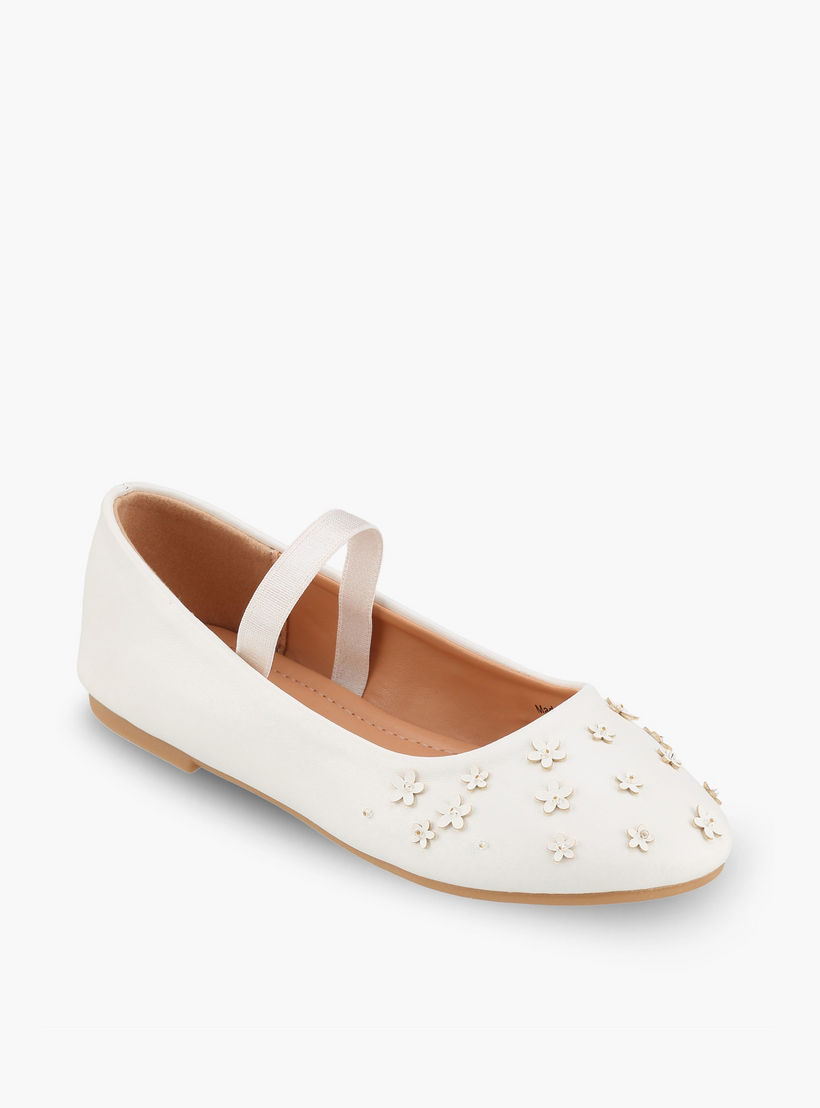 حذاء باليرينا للبنات مزين بتفاصيل زهور من فلورا بيلا-girls-shoes-ballerinas-image-2