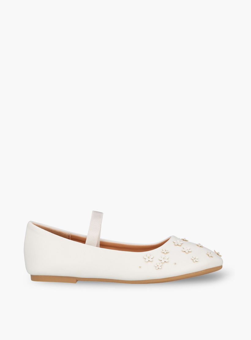 حذاء باليرينا للبنات مزين بتفاصيل زهور من فلورا بيلا-girls-shoes-ballerinas-image-3