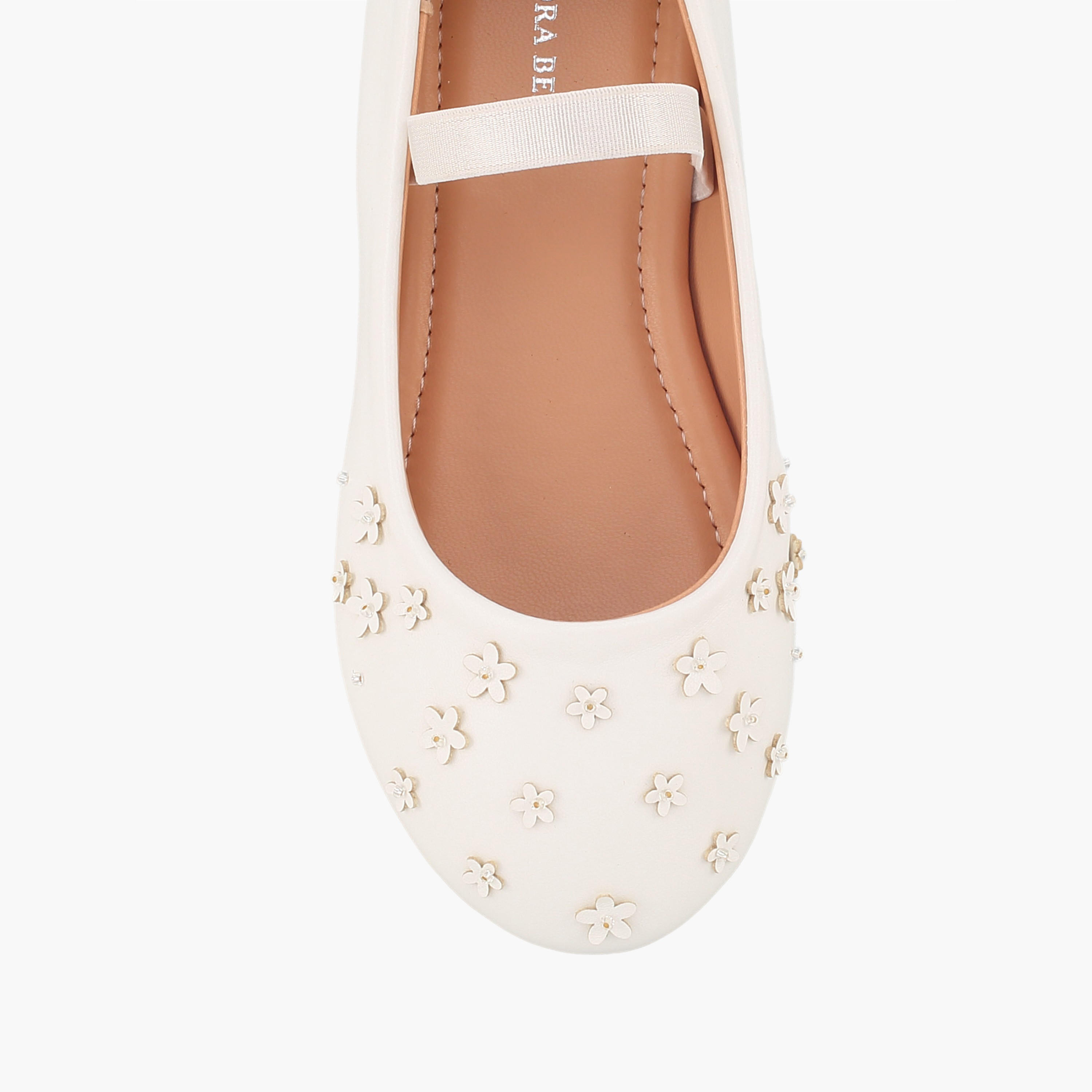 حذاء باليرينا للبنات مزين بتفاصيل زهور من فلورا بيلا-girls-shoes-ballerinas-image-4