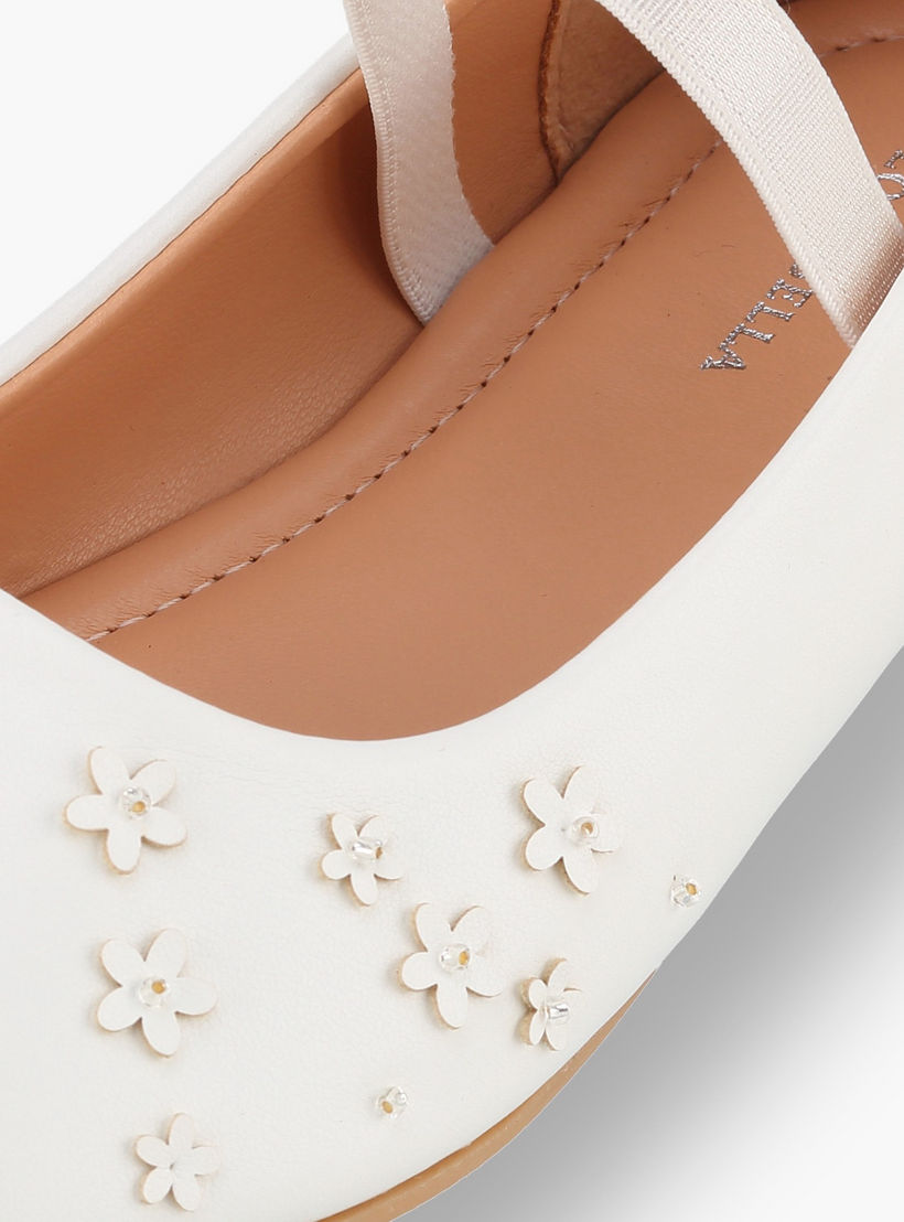حذاء باليرينا للبنات مزين بتفاصيل زهور من فلورا بيلا-girls-shoes-ballerinas-image-6
