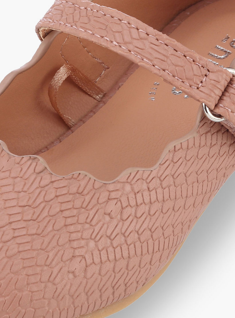 Juniors Girls Textured Mary Jane Shoes with Scalloped Trim-girls-shoes-maryjanes-image-6