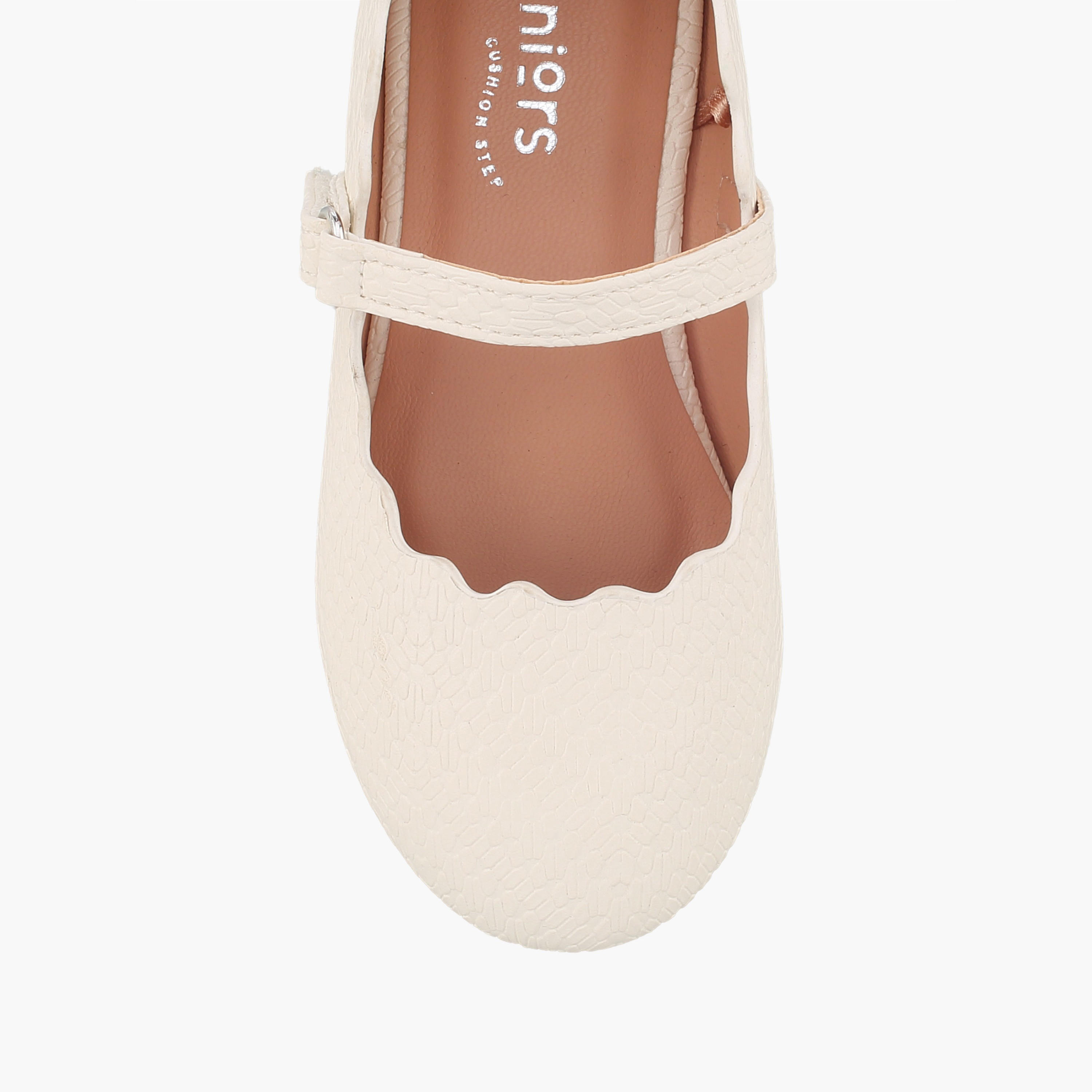 Juniors Girls Textured Mary Jane Shoes with Scalloped Trim-girls-shoes-maryjanes-image-4