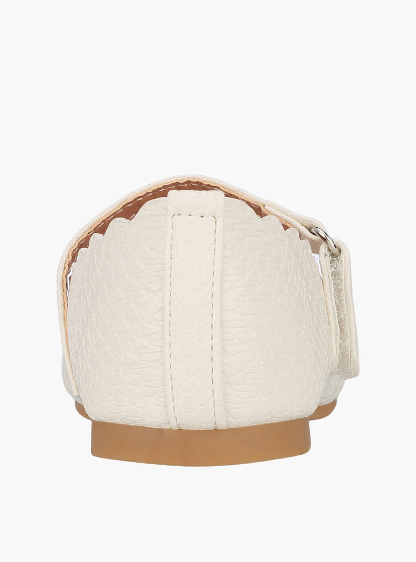 Juniors Girls Textured Mary Jane Shoes with Scalloped Trim-girls-shoes-maryjanes-image-5
