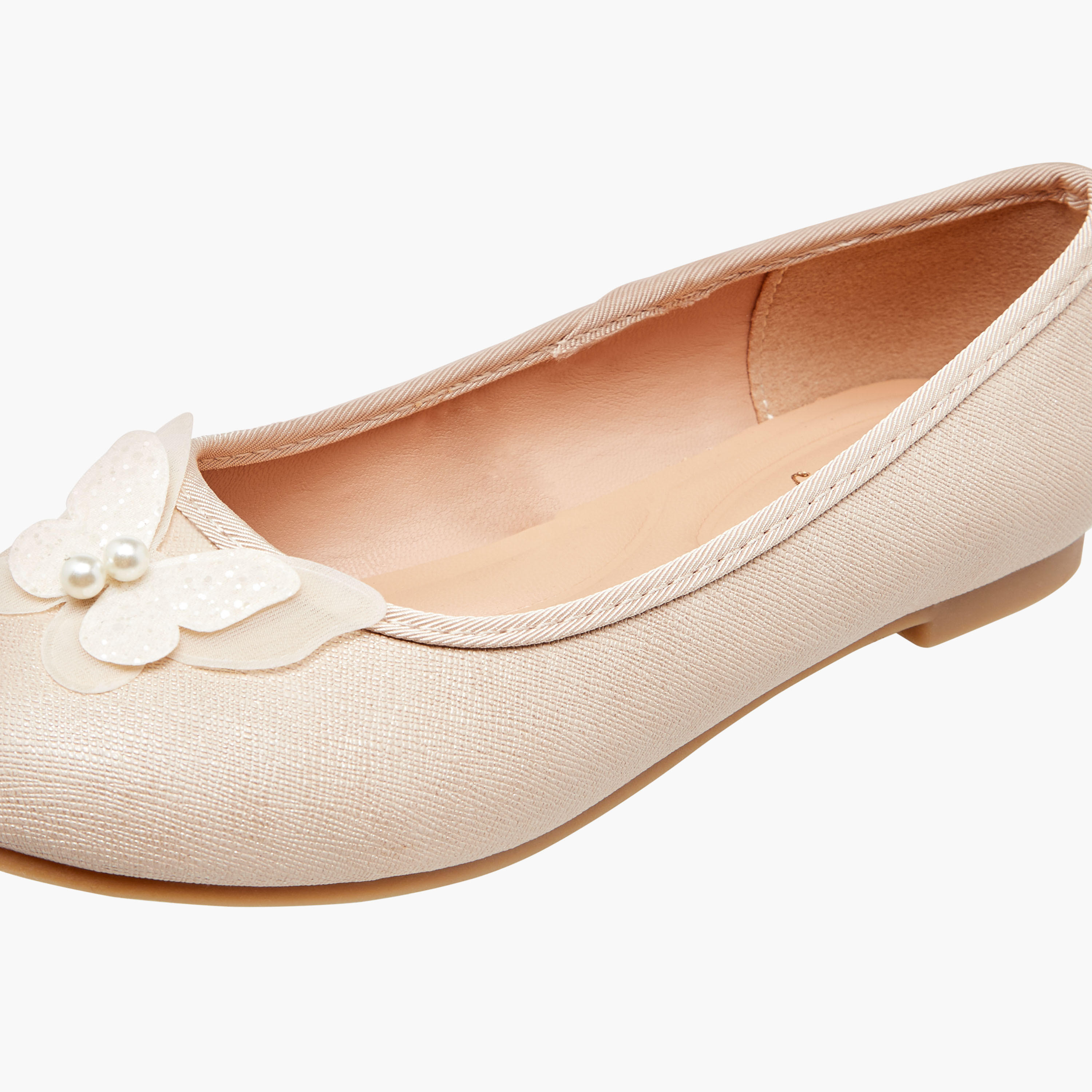 حذاء باليرينا سهل الارتداء بزخارف فراشة من ليتل ميسي-girls-shoes-ballerinas-image-6