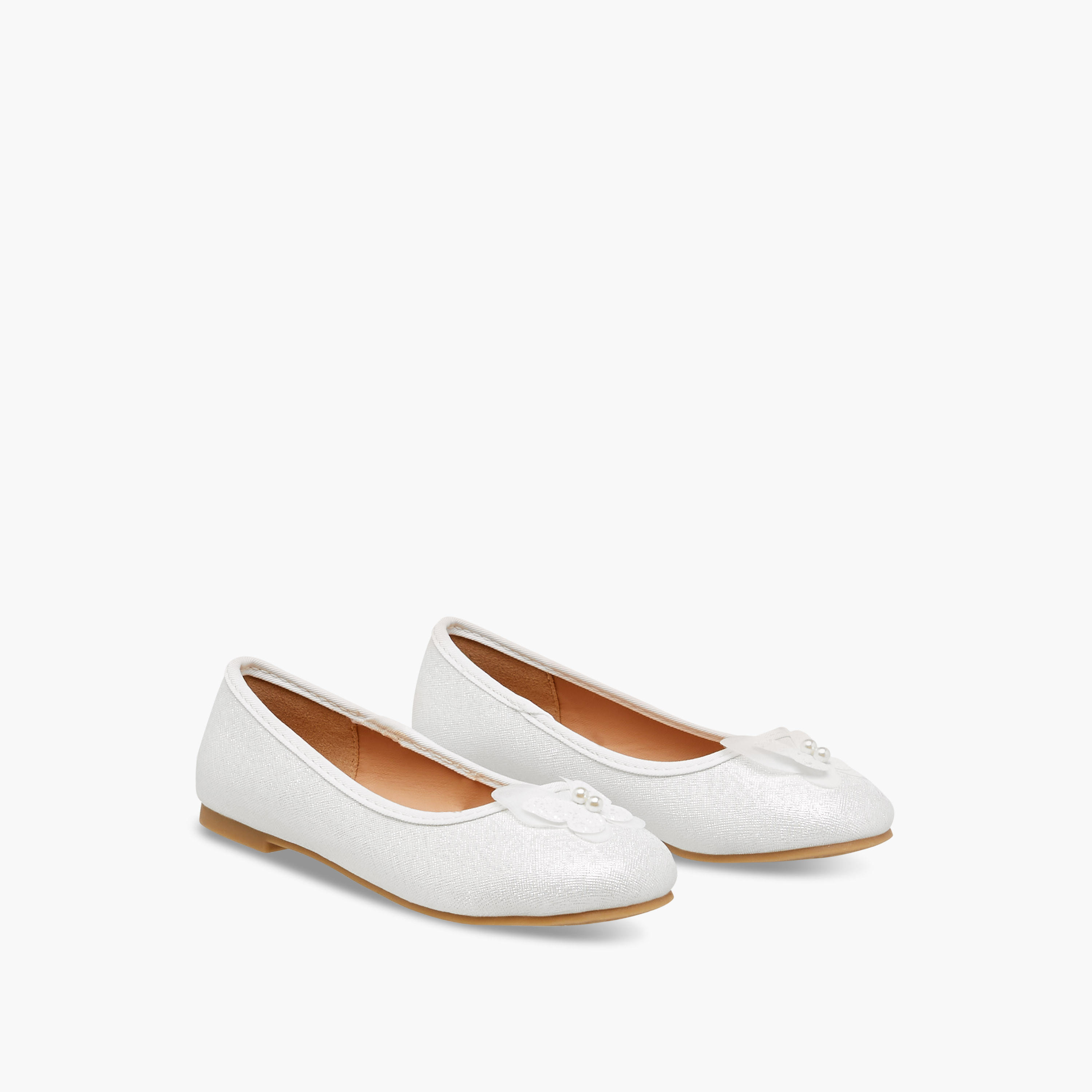 حذاء باليرينا سهل الارتداء بزخارف فراشة من ليتل ميسي-girls-shoes-ballerinas-image-1