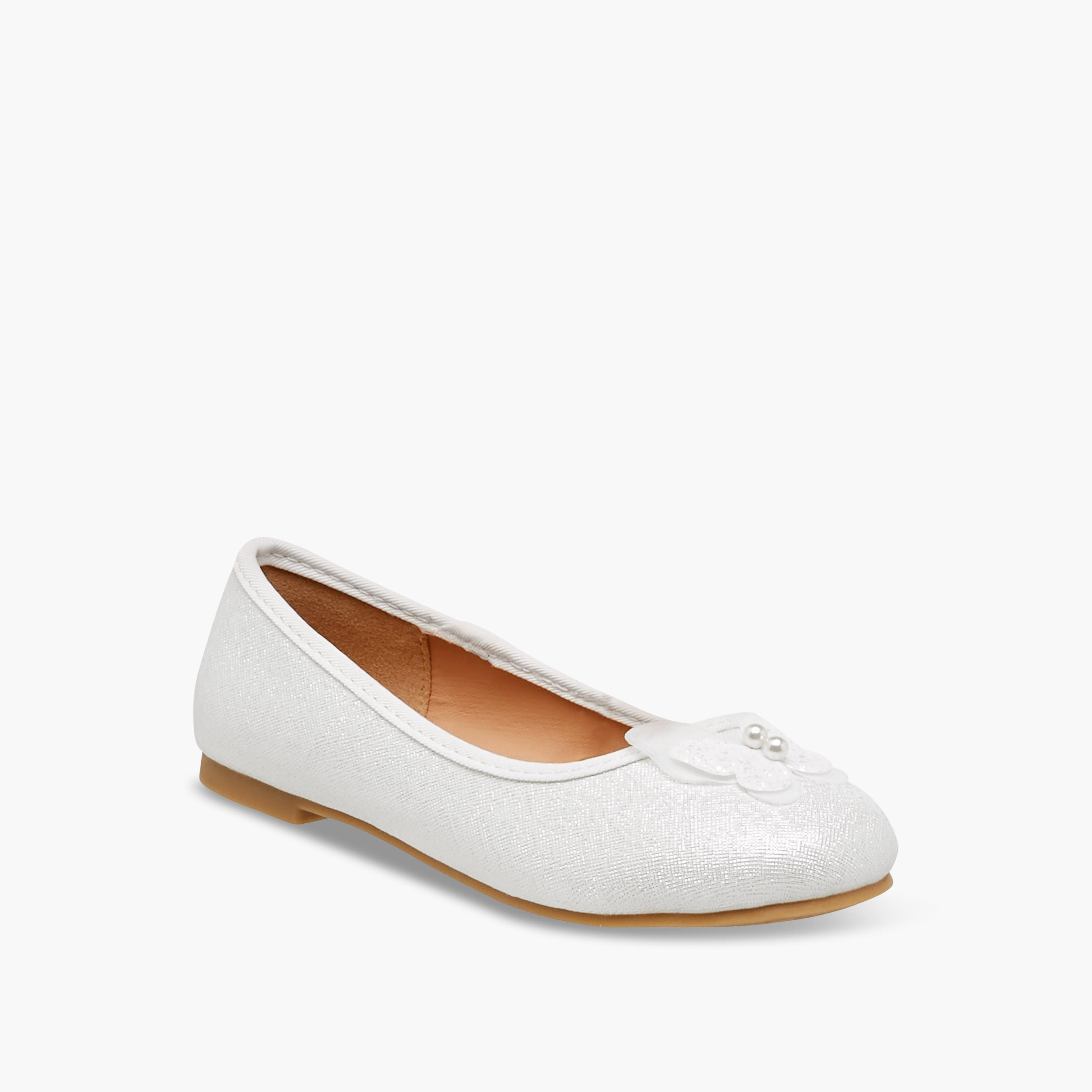 حذاء باليرينا سهل الارتداء بزخارف فراشة من ليتل ميسي-girls-shoes-ballerinas-image-2