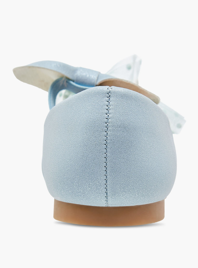 Juniors Bow Accent Slip-On Ballerina Shoes with Elastic Strap-girls-shoes-maryjanes-image-5