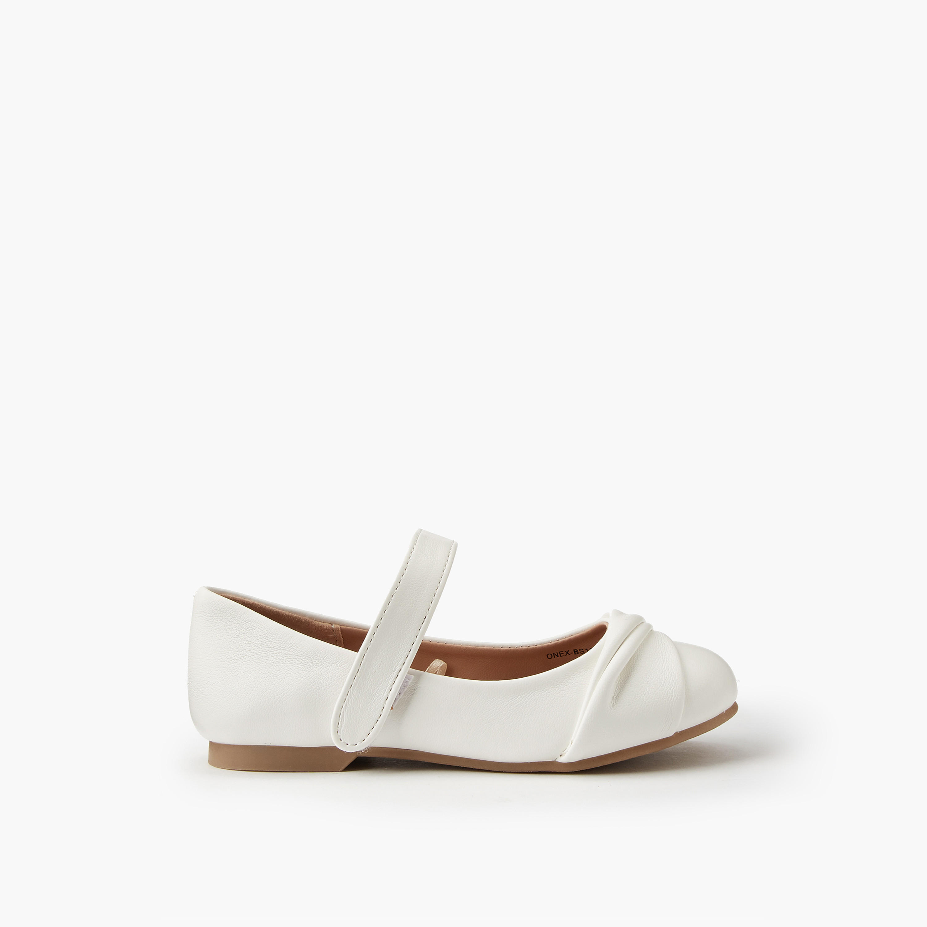 حذاء باليرينا بتفاصيل عقدة للبنات من جونيورز-girls-shoes-ballerinas-image-2