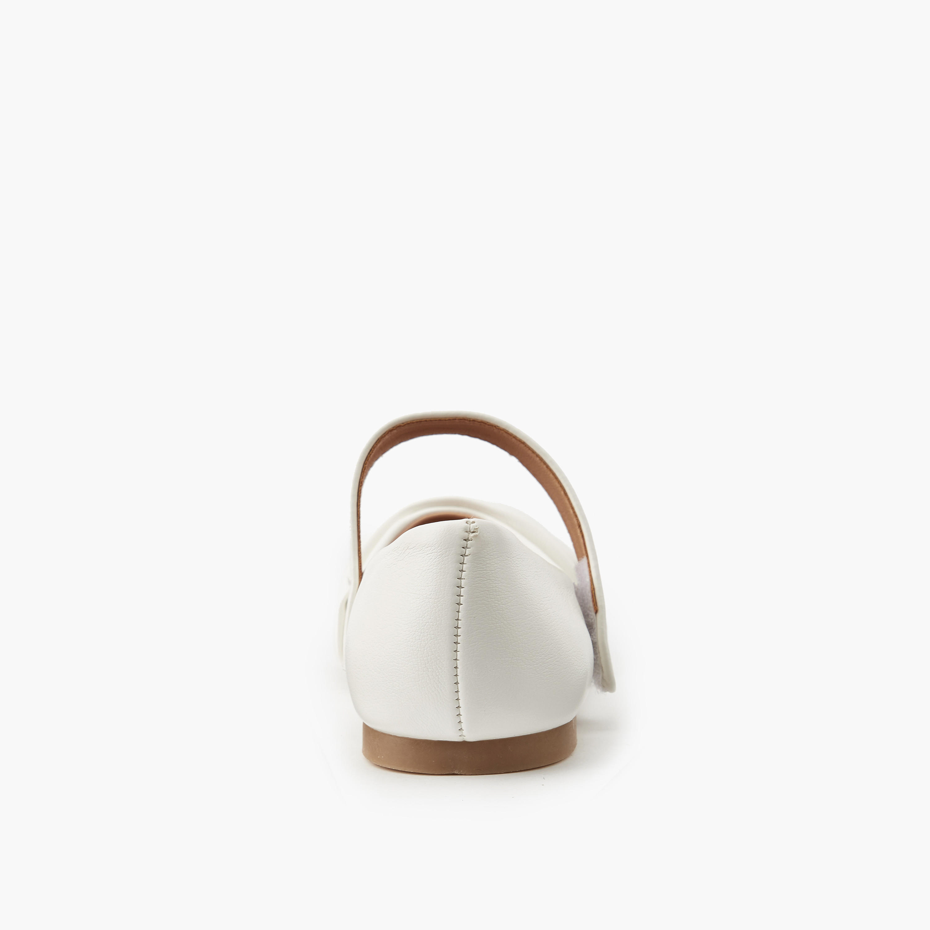حذاء باليرينا بتفاصيل عقدة للبنات من جونيورز-girls-shoes-ballerinas-image-5