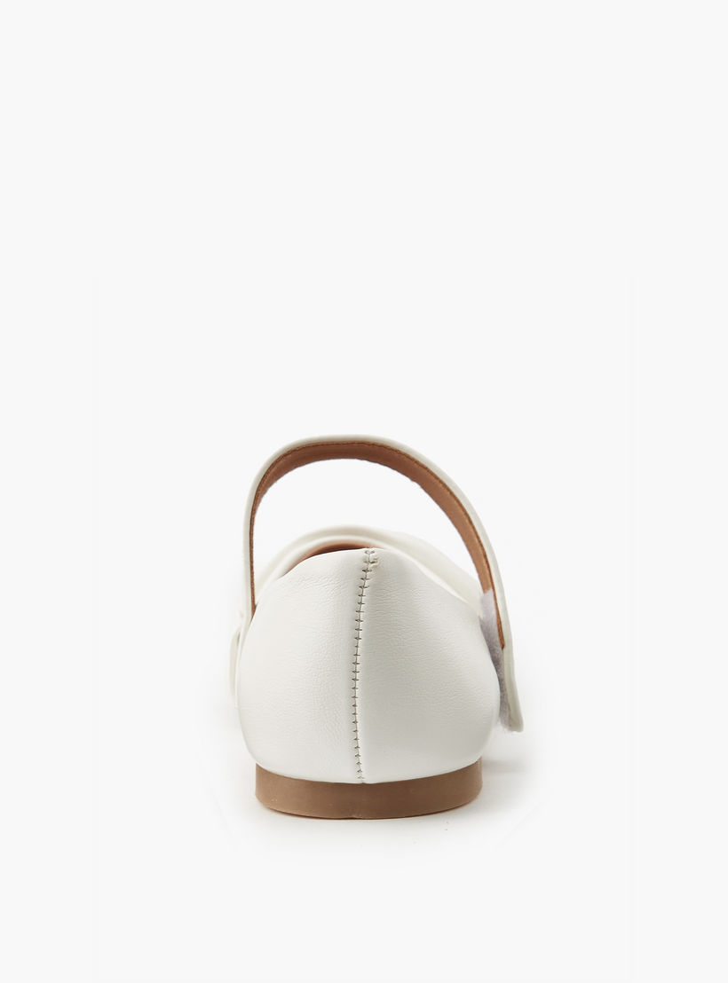 حذاء باليرينا بتفاصيل عقدة للبنات من جونيورز-girls-shoes-ballerinas-image-5