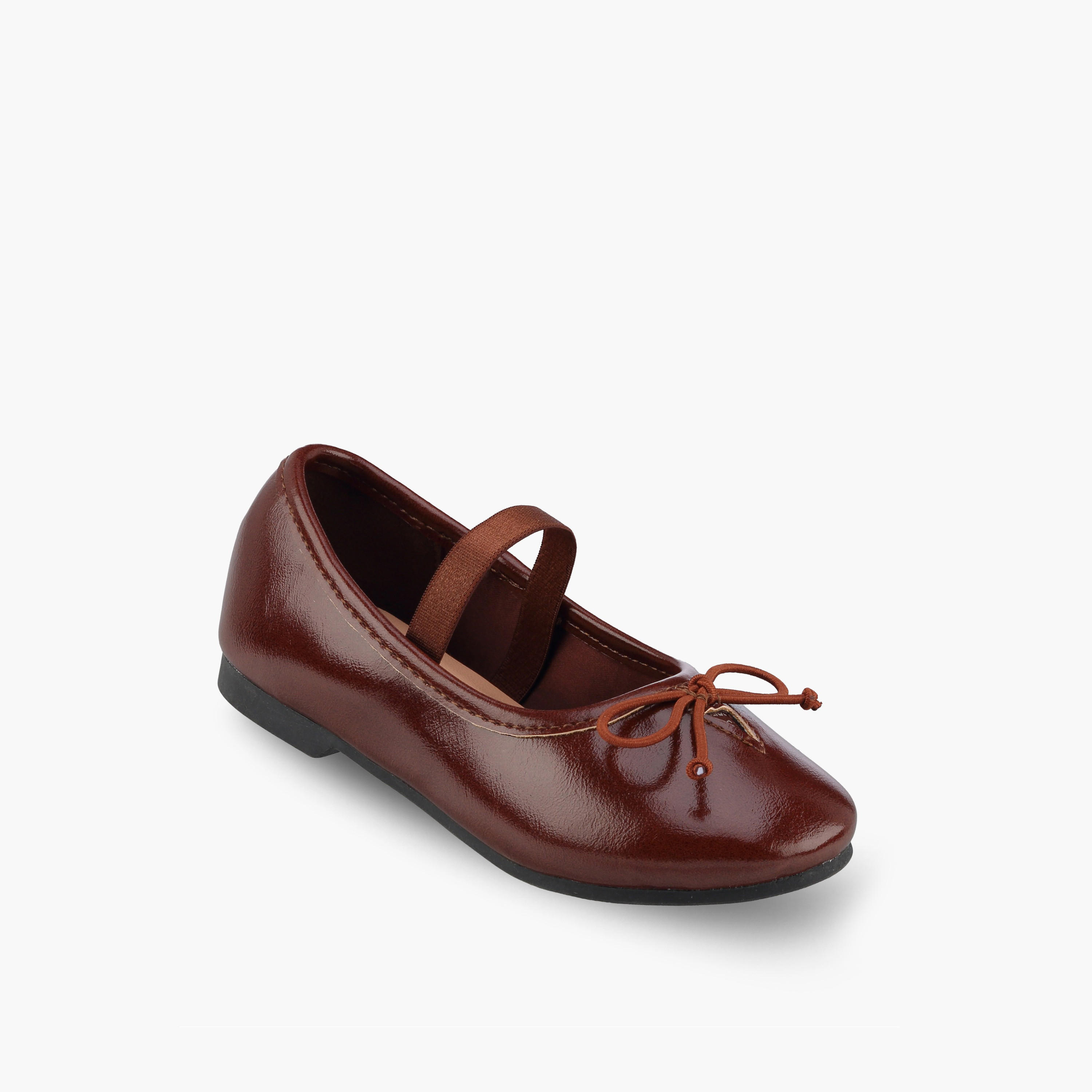 حذاء باليرينا بزينة فيونكة للبنات من جونيورز-girls-shoes-ballerinas-image-2