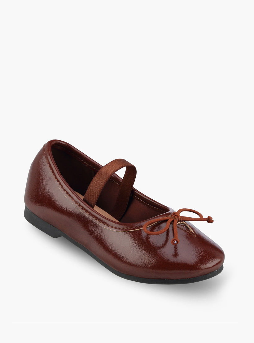 حذاء باليرينا بزينة فيونكة للبنات من جونيورز-girls-shoes-ballerinas-image-2