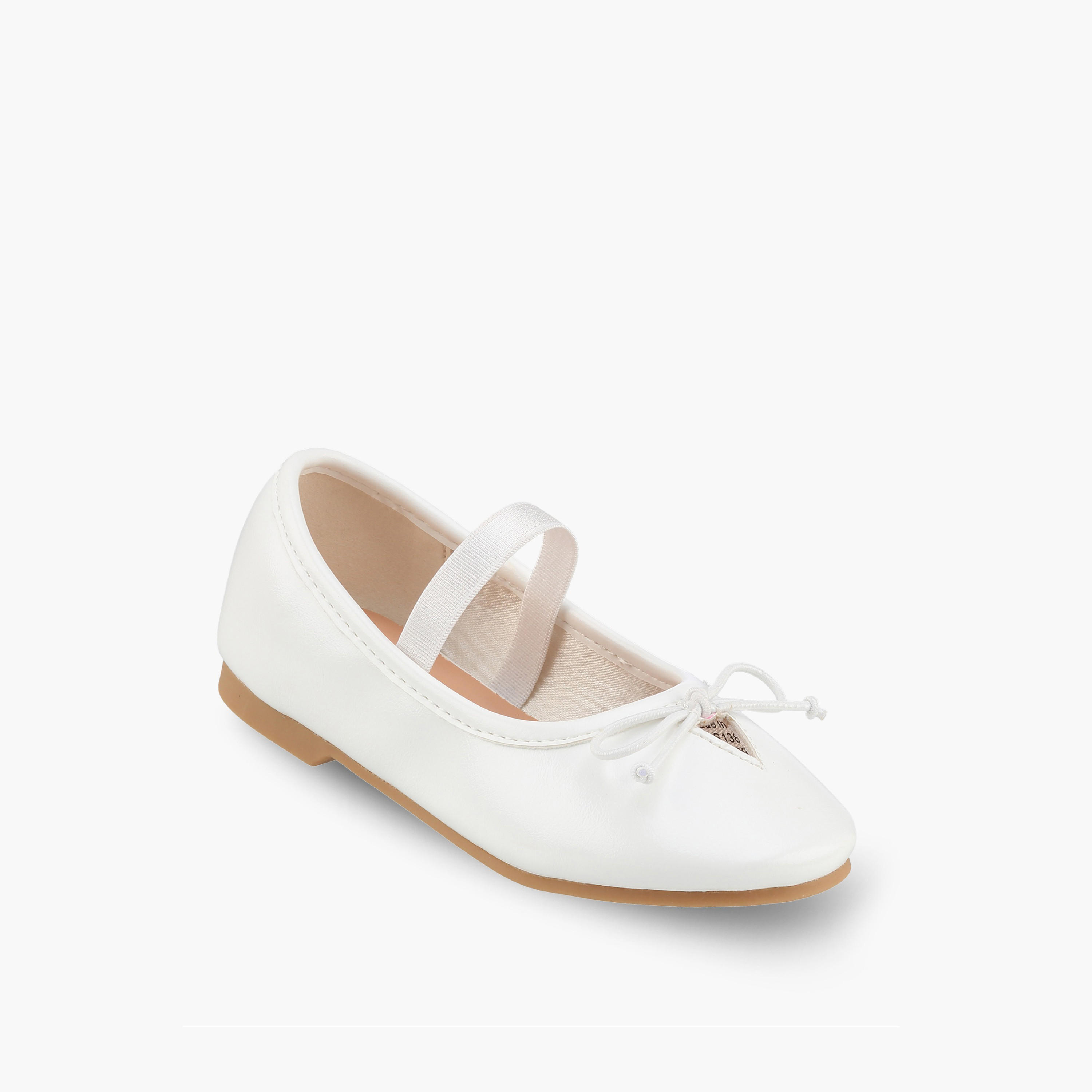 Juniors Girls Bow Accent Ballerina Shoes-girls-shoes-ballerinas-image-2