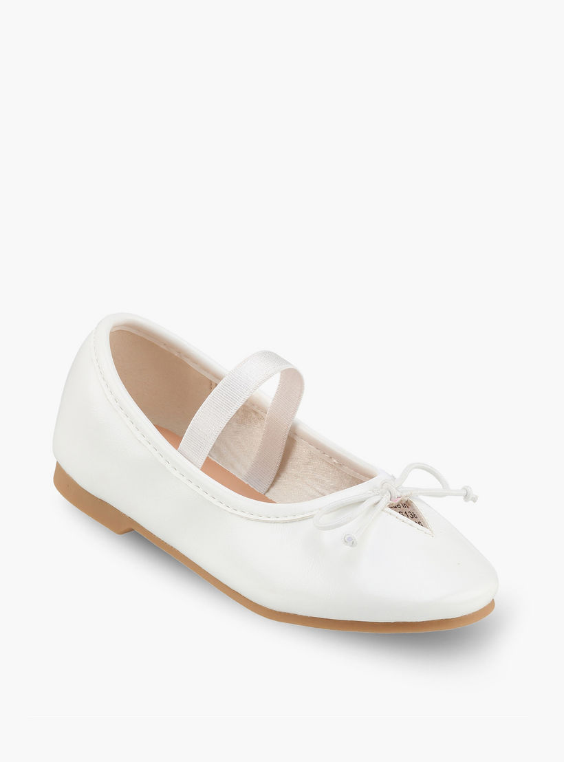Juniors Girls Bow Accent Ballerina Shoes-girls-shoes-ballerinas-image-2