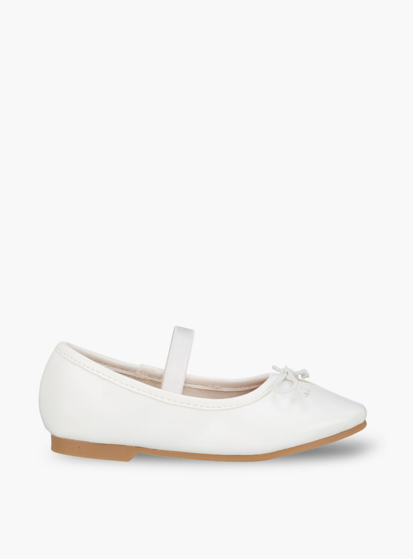 Juniors Girls Bow Accent Ballerina Shoes-girls-shoes-ballerinas-image-3