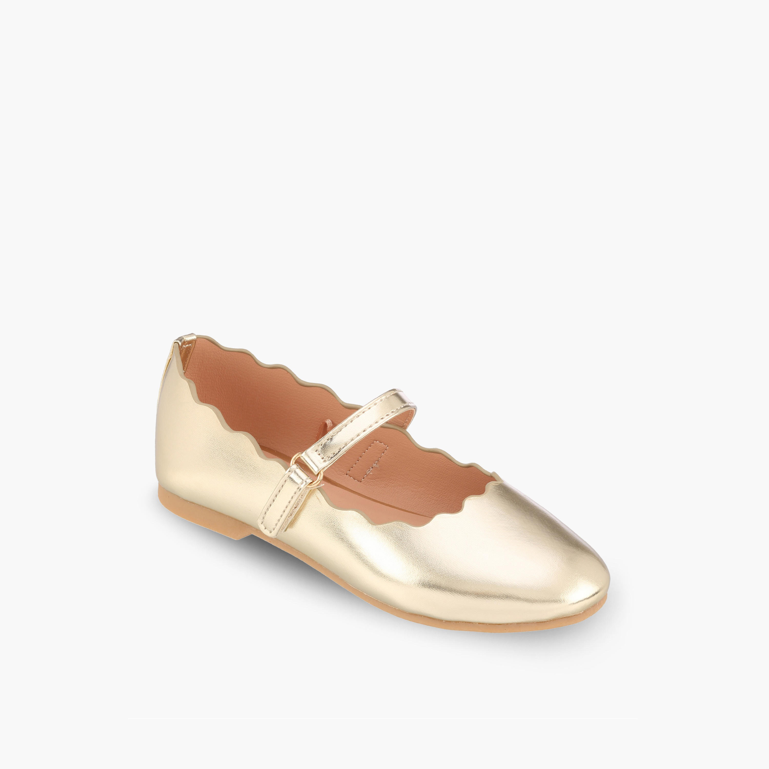 Juniors Girls Scalloped Trim Mary Jane Shoes-girls-shoes-maryjanes-image-2