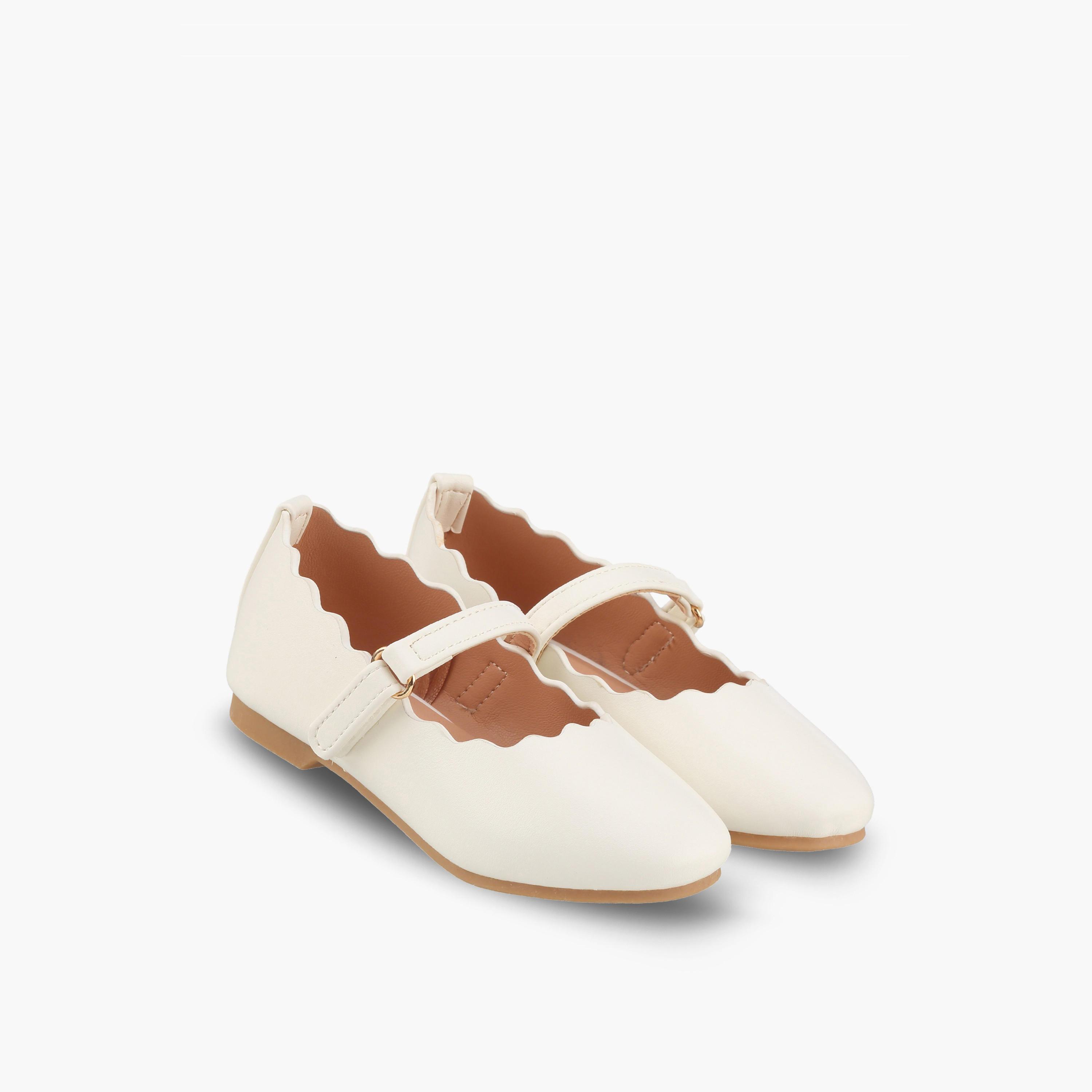 Juniors Girls Scalloped Trim Mary Jane Shoes-girls-shoes-maryjanes-image-1