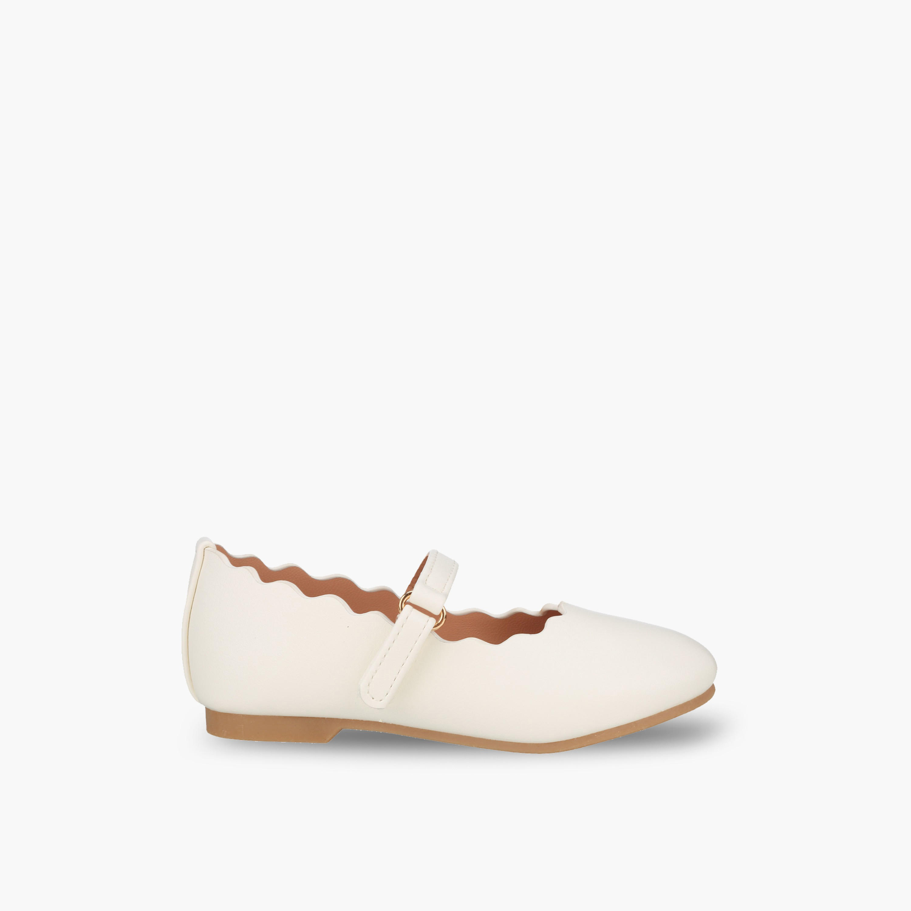 Juniors Girls Scalloped Trim Mary Jane Shoes-girls-shoes-maryjanes-image-3