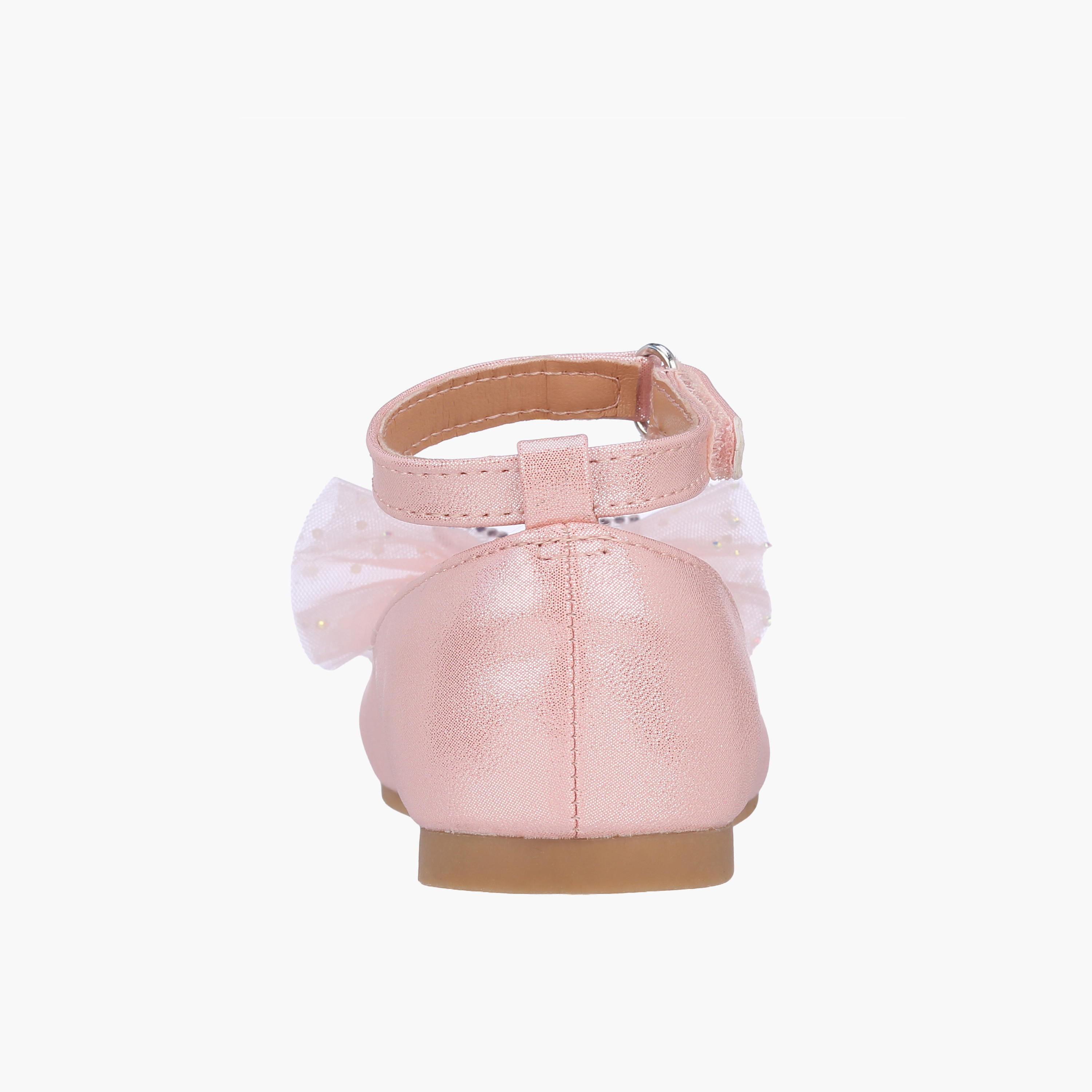 Juniors Girls Hook & Loop Ballerina Shoes-girls-shoes-ballerinas-image-5