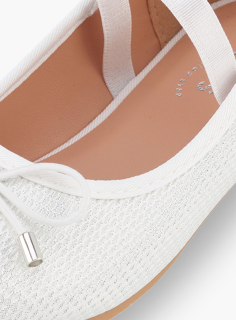 حذاء باليرينا بارز الملمس بزينة فيونكة من جونيورز-girls-shoes-ballerinas-image-6