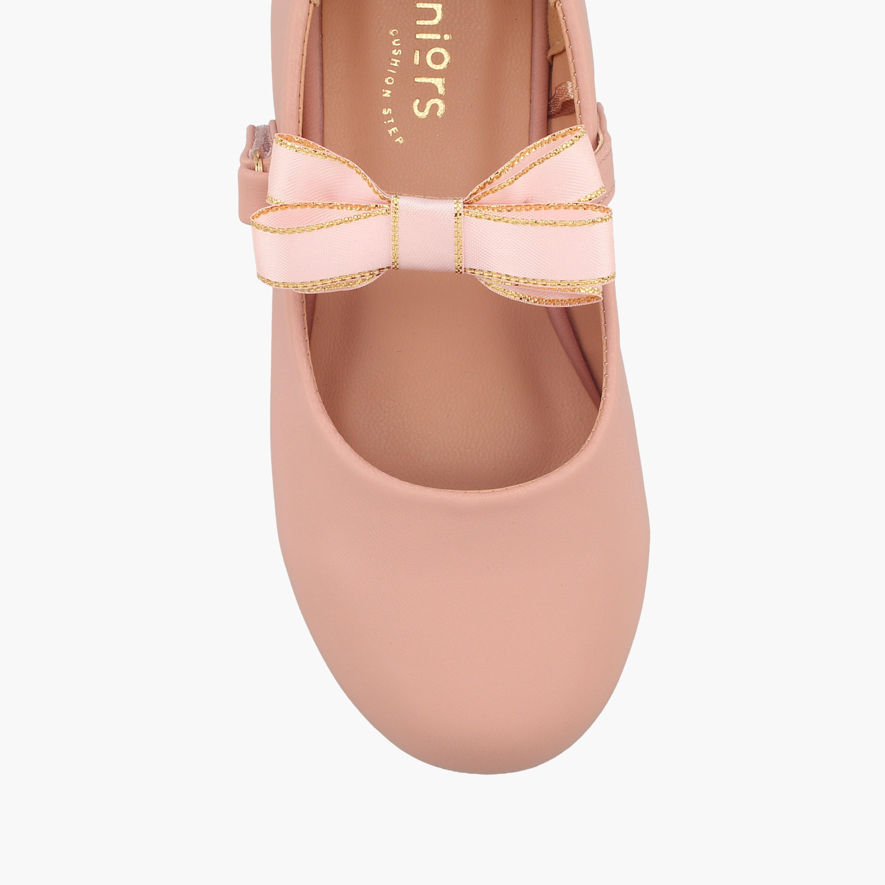 حذاء ماري جين بزينة فيونكة للبنات من جونيورز-girls-shoes-maryjanes-image-4
