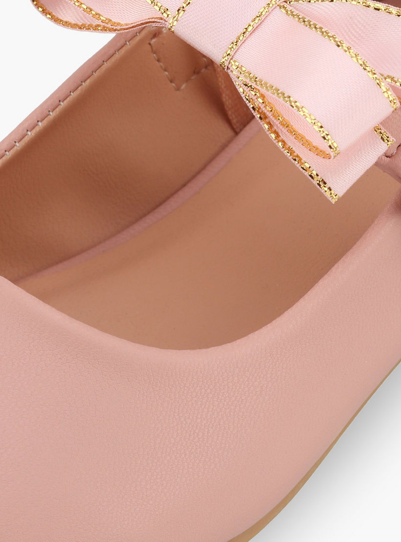 حذاء ماري جين بزينة فيونكة للبنات من جونيورز-girls-shoes-maryjanes-image-6