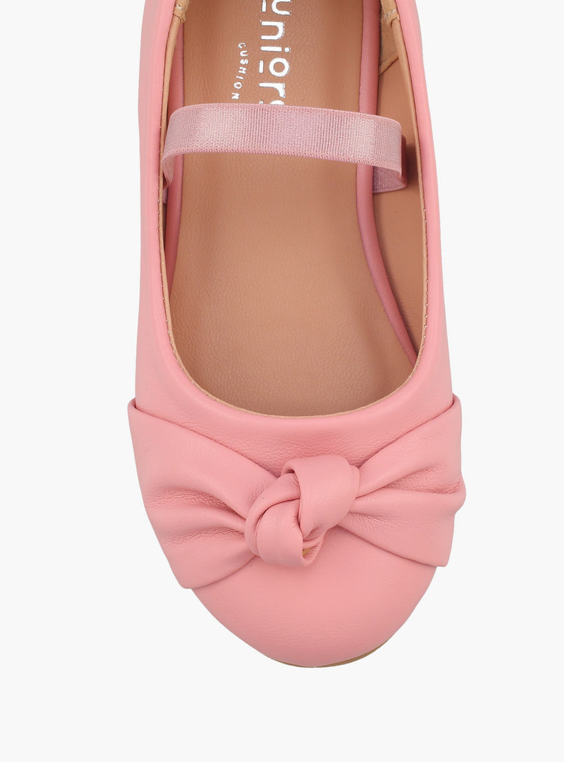 حذاء باليرينا بفيونكة أنيقة للبنات من جونيورز-girls-shoes-ballerinas-image-4