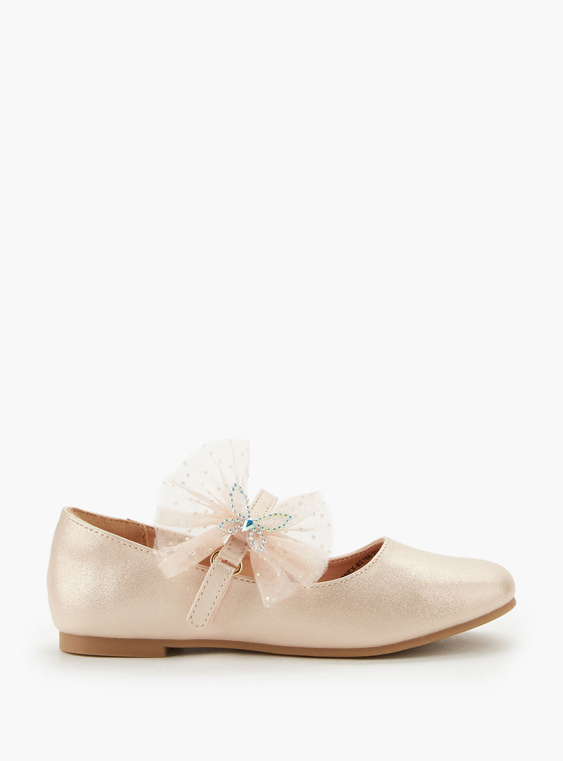 Celeste Girls Butterfly Embellished Ballerina Shoes-girls-shoes-maryjanes-image-2