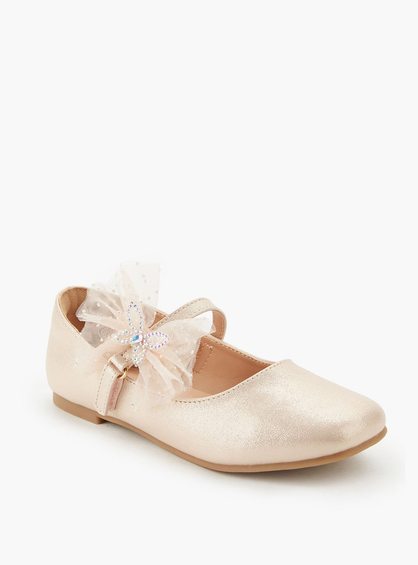 Celeste Girls Butterfly Embellished Ballerina Shoes-girls-shoes-maryjanes-image-3