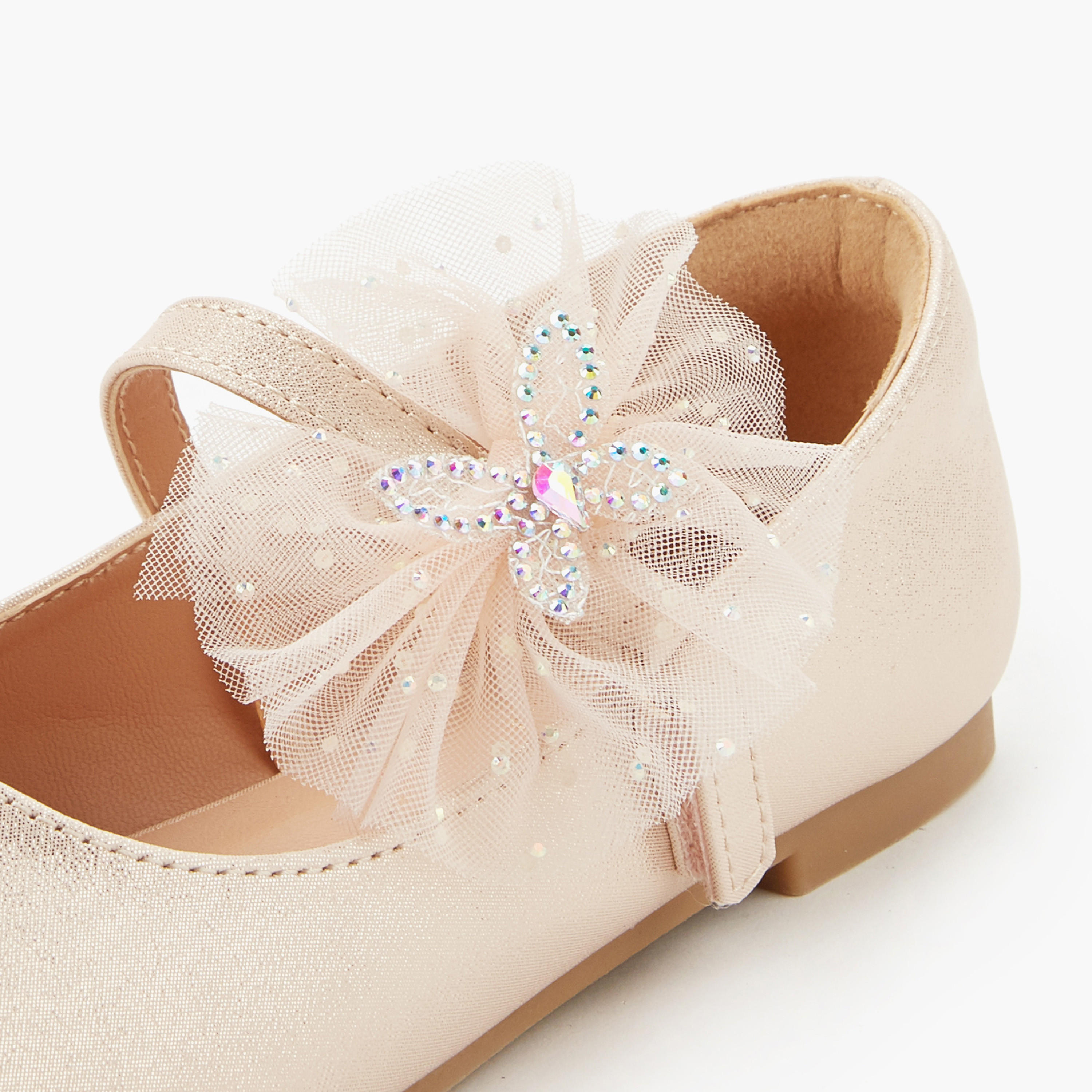 Celeste Girls Butterfly Embellished Ballerina Shoes-girls-shoes-maryjanes-image-4