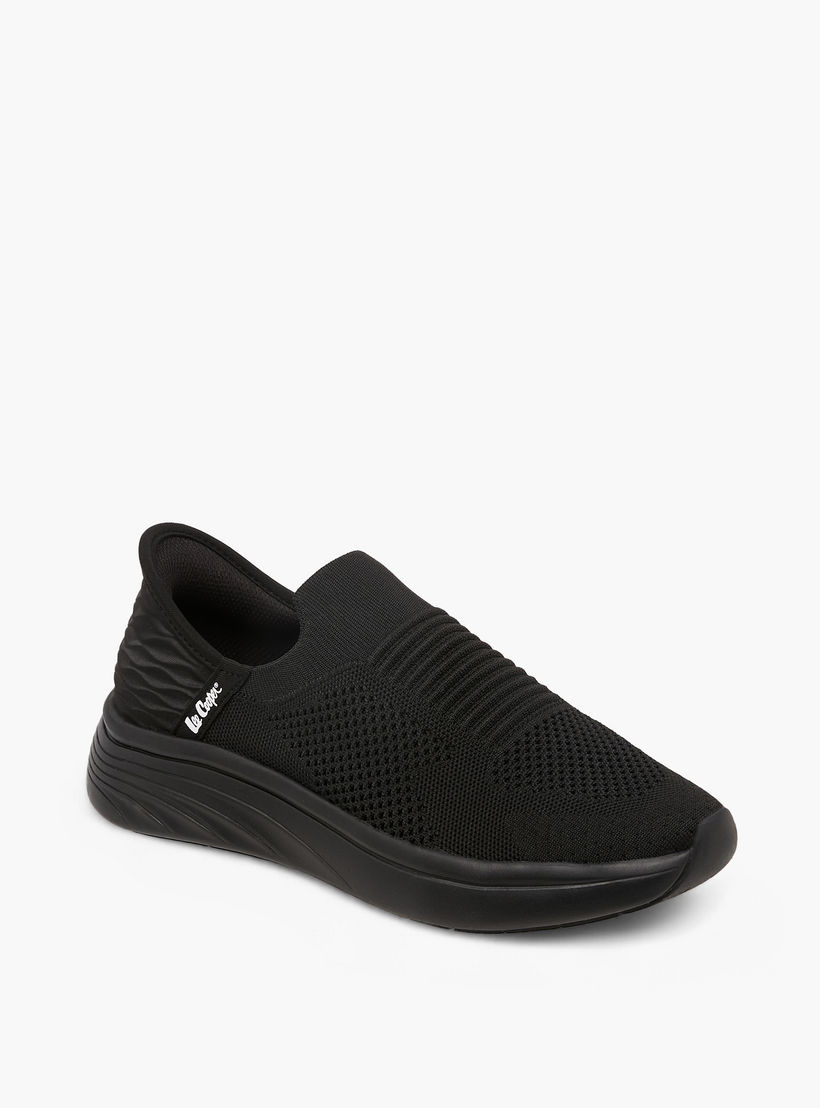 Lee Cooper Men Textured Slip-On Sneakers-men-shoes-sneakers-image-2