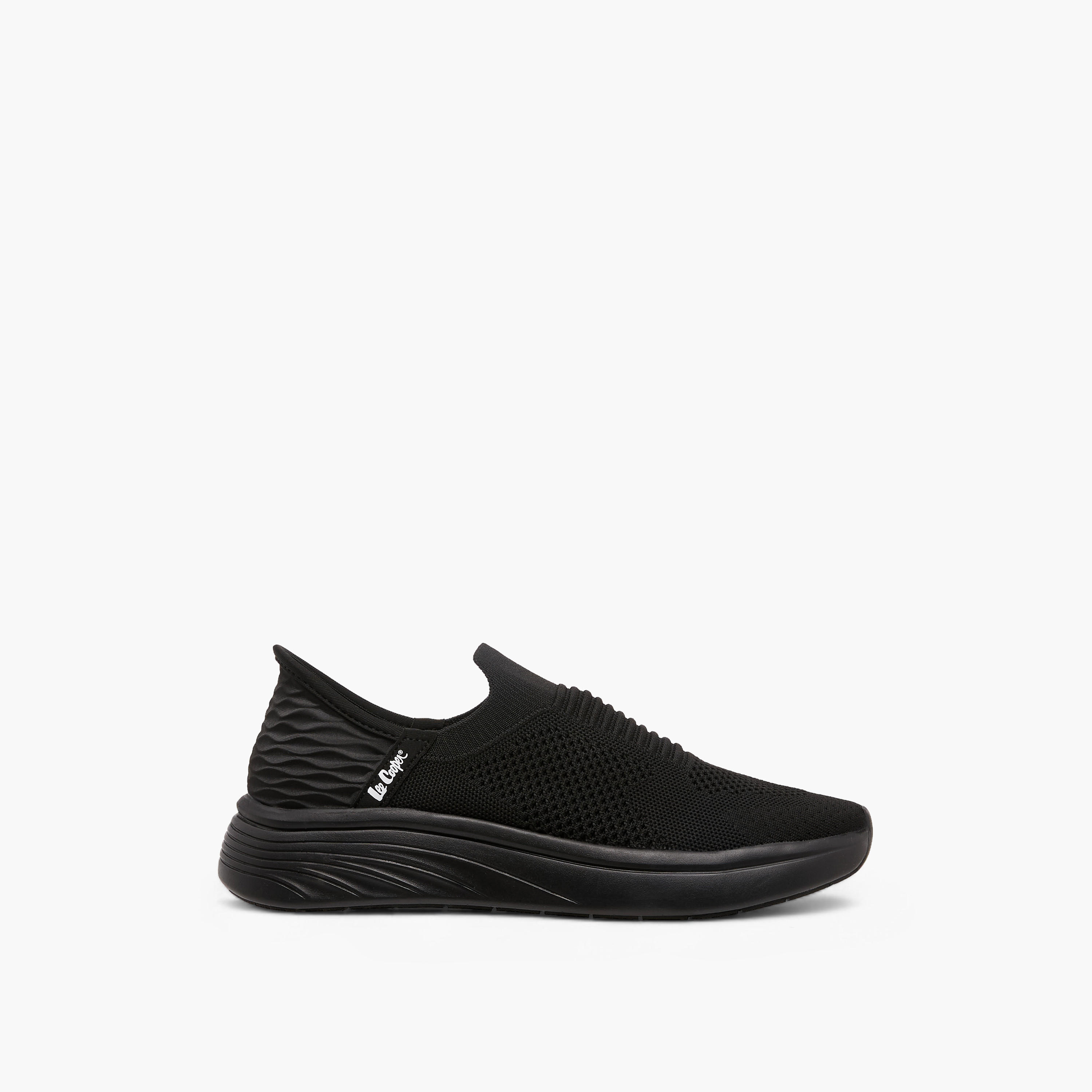 Lee Cooper Men Textured Slip-On Sneakers-men-shoes-sneakers-image-3