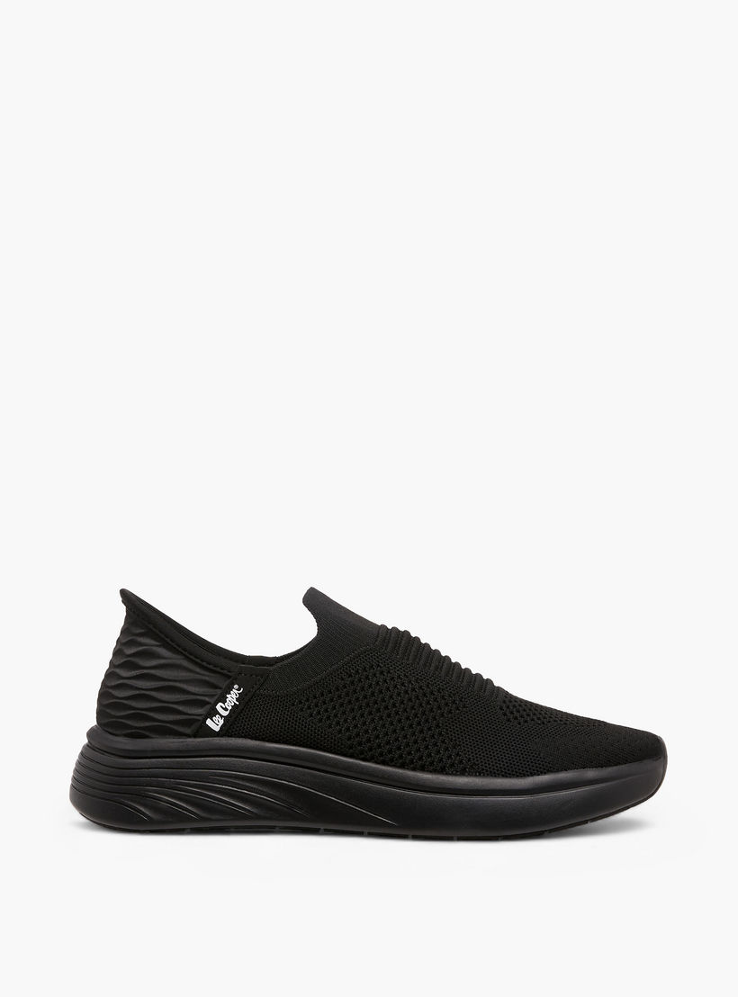 Lee Cooper Men Textured Slip-On Sneakers-men-shoes-sneakers-image-3