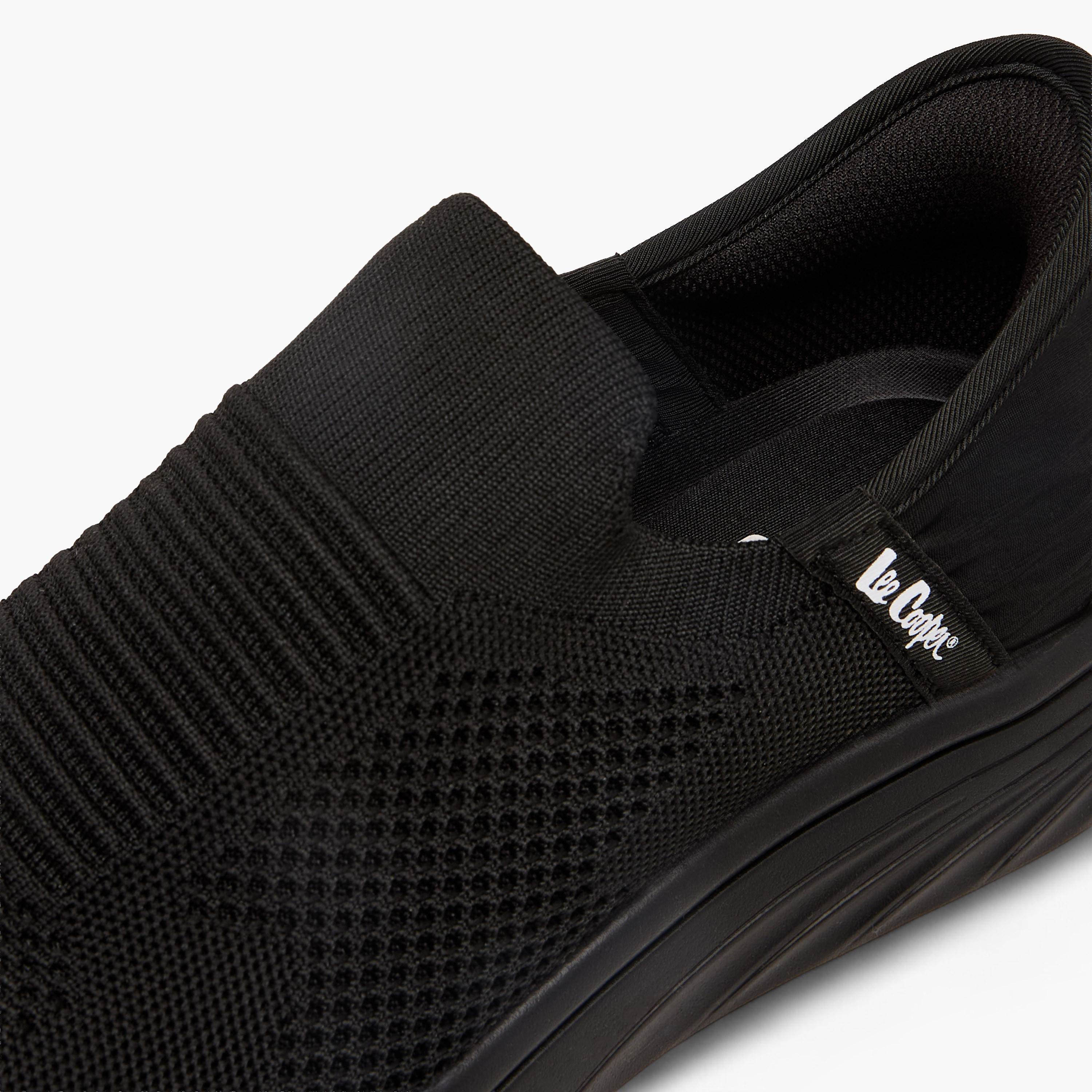 Lee Cooper Men Textured Slip-On Sneakers-men-shoes-sneakers-image-4