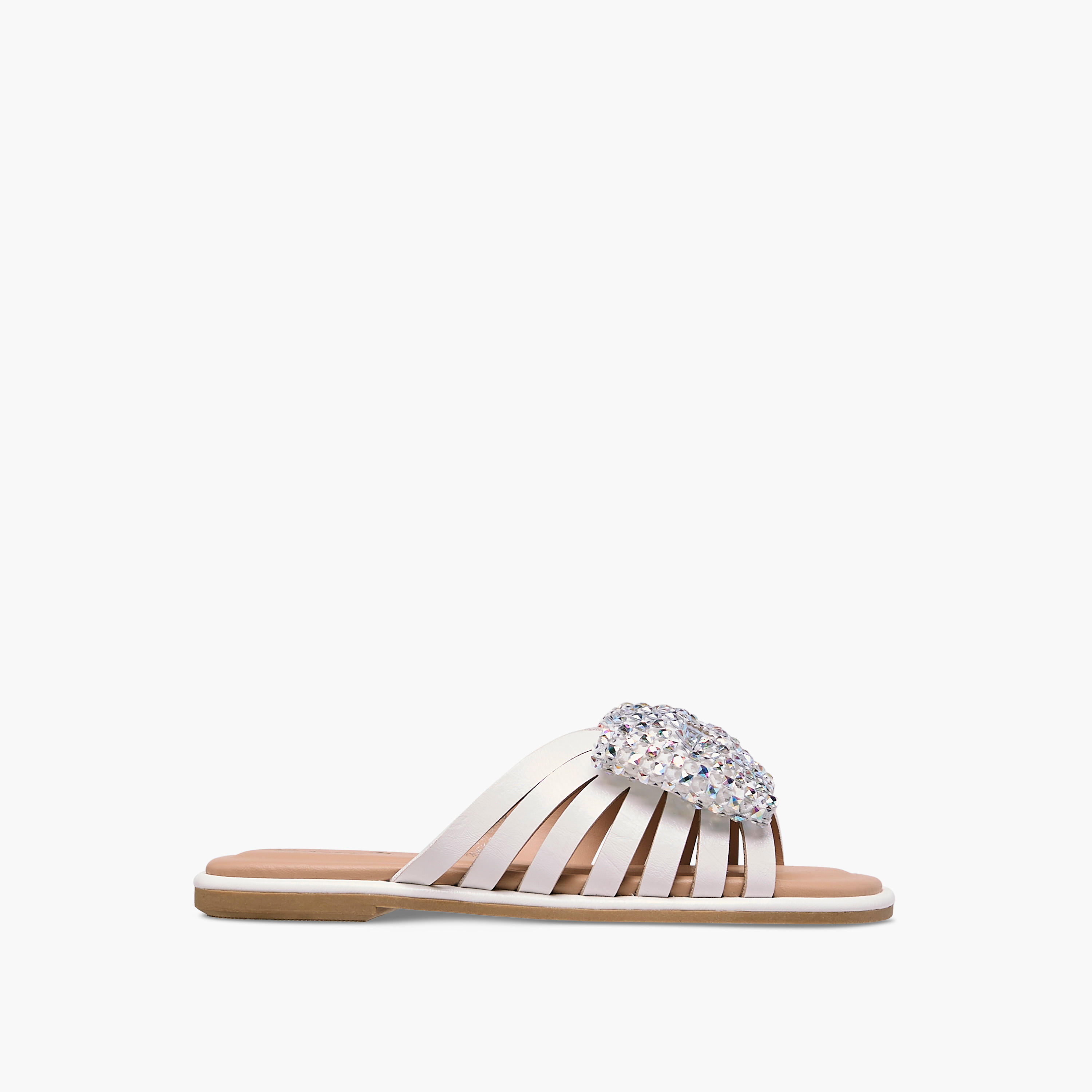 Little Missy Embellished Bow Accent Slip-On Flat Sandals-girls-shoes-sandals-image-3