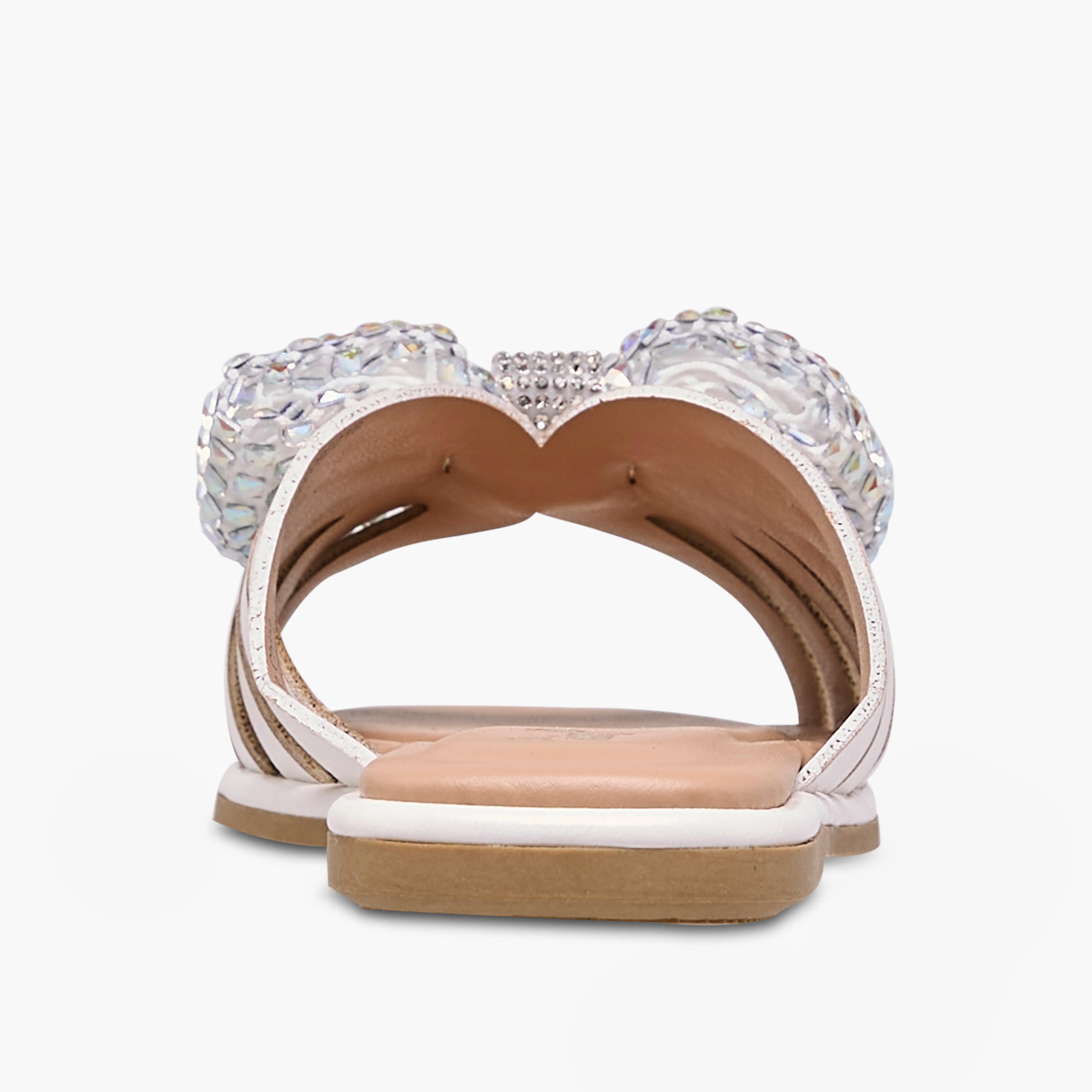 Little Missy Embellished Bow Accent Slip-On Flat Sandals-girls-shoes-sandals-image-5